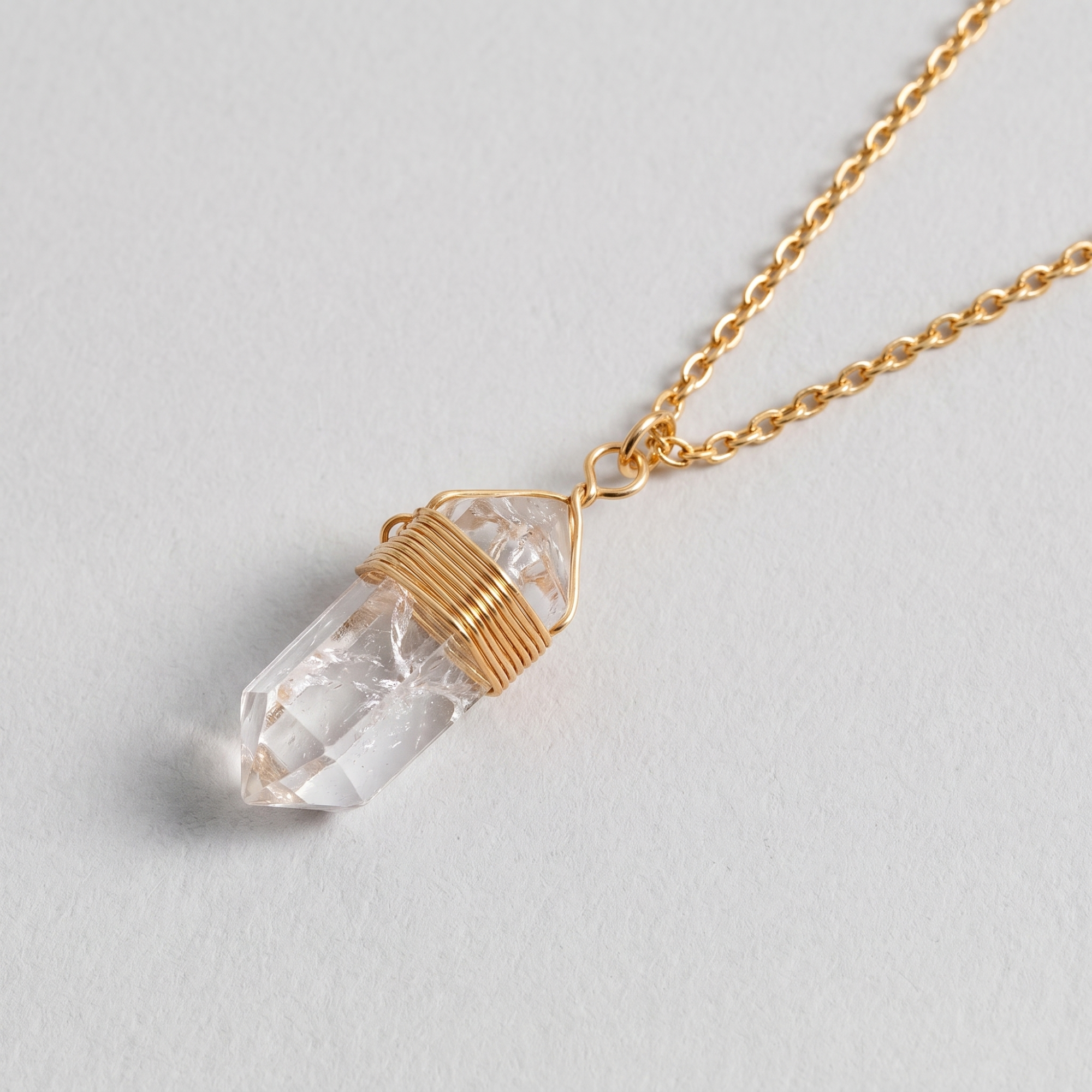 Clear Quartz Healing Necklace
