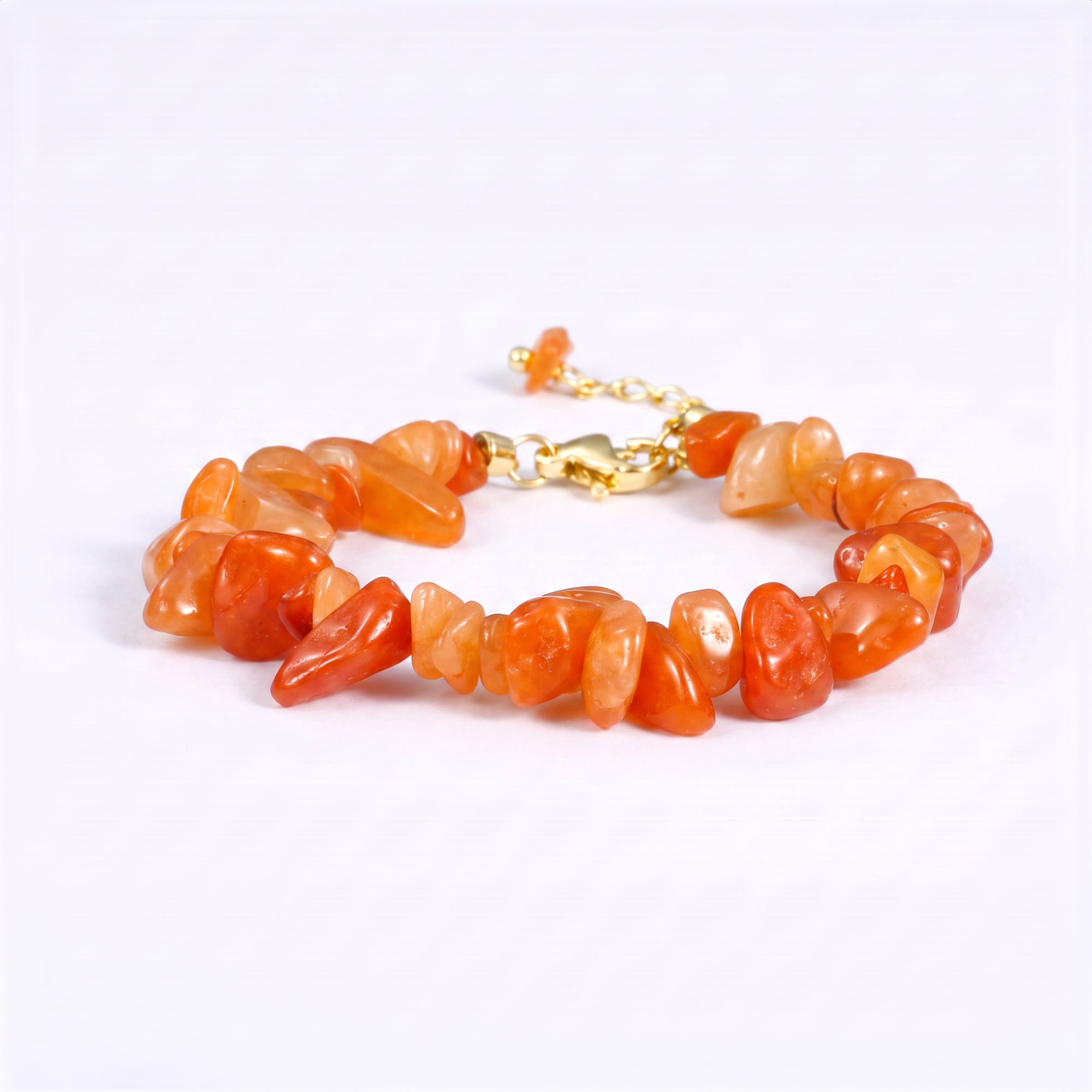 Carnelian Chip Bracelet