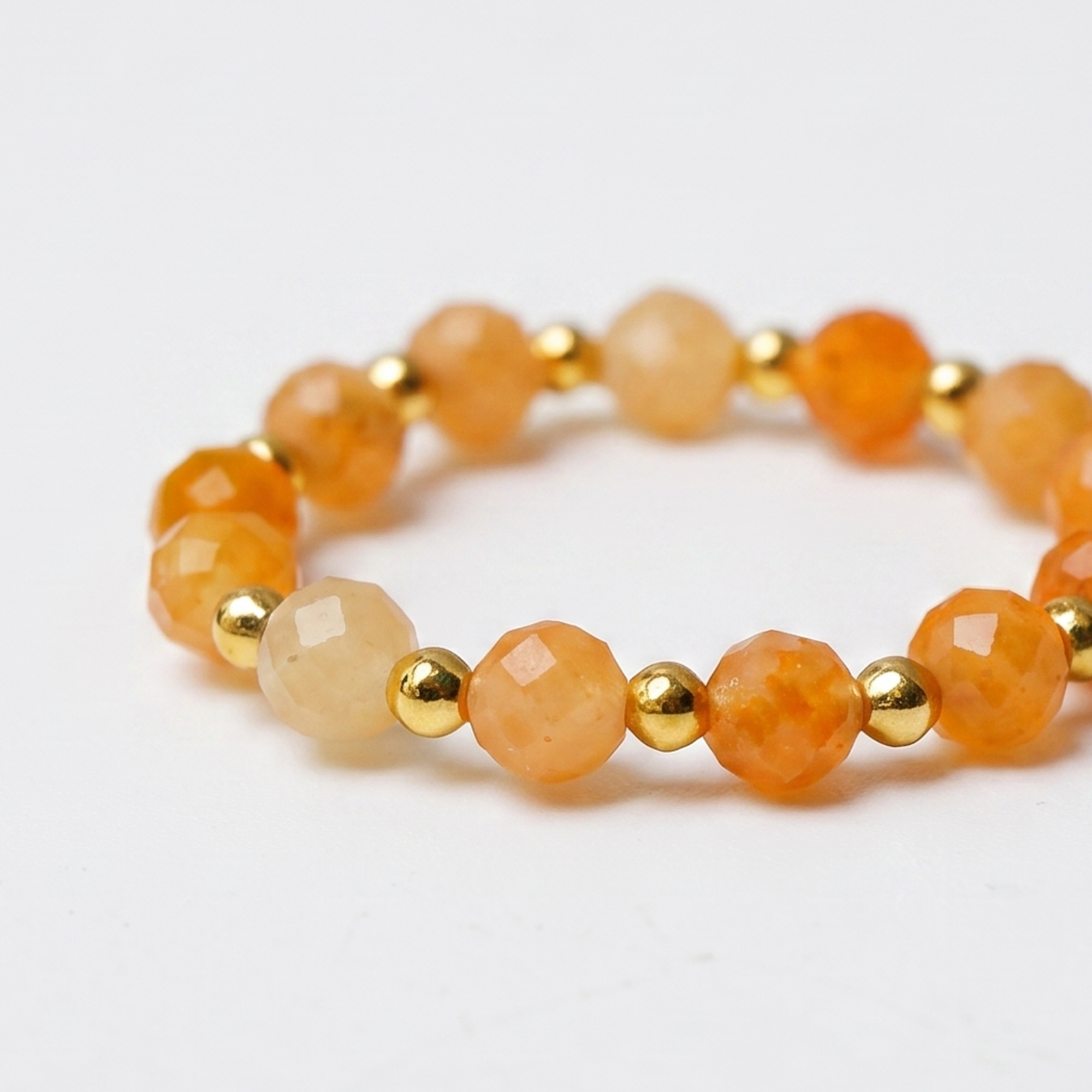 Red Aventurine Aura Ring