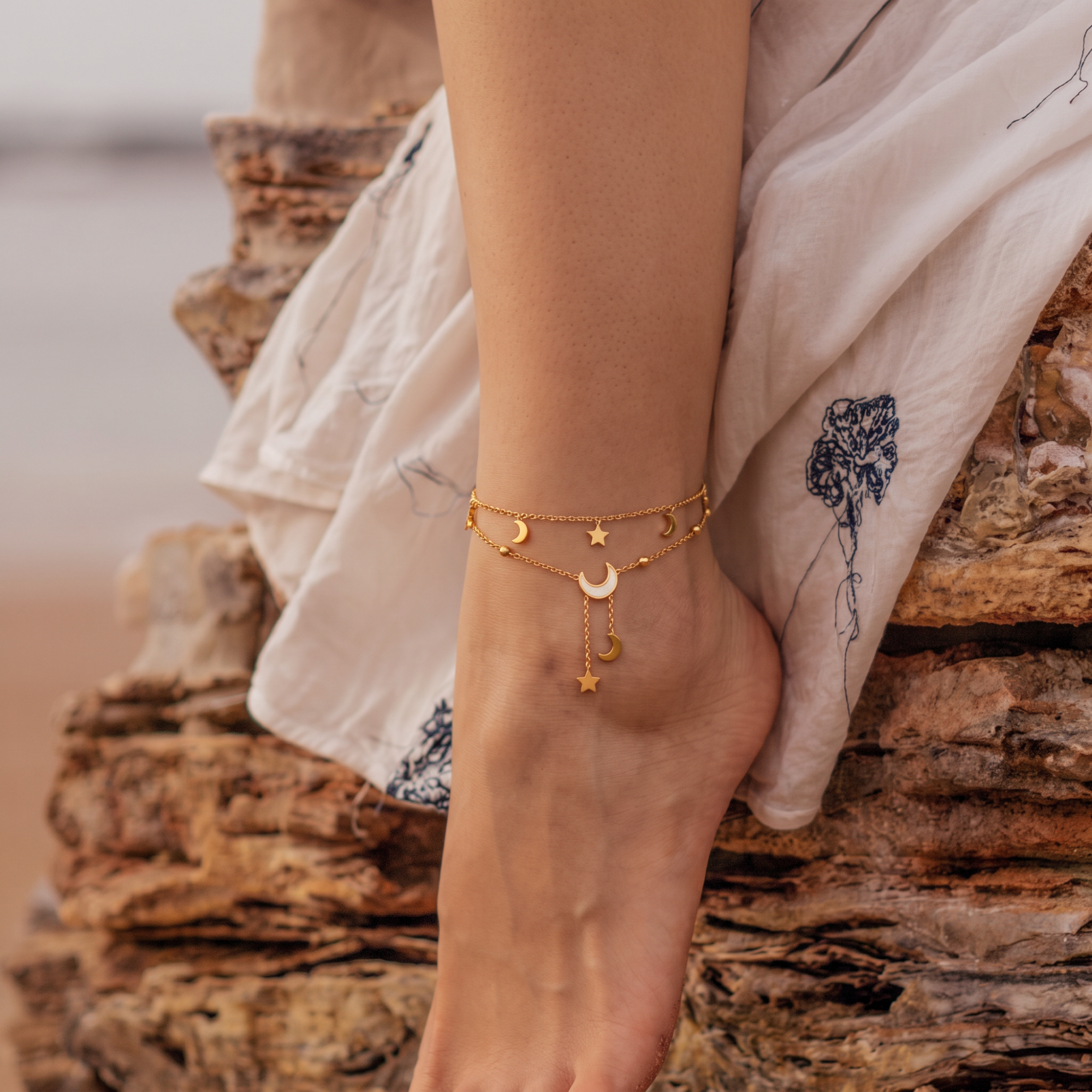 Celestial Duo Anklet