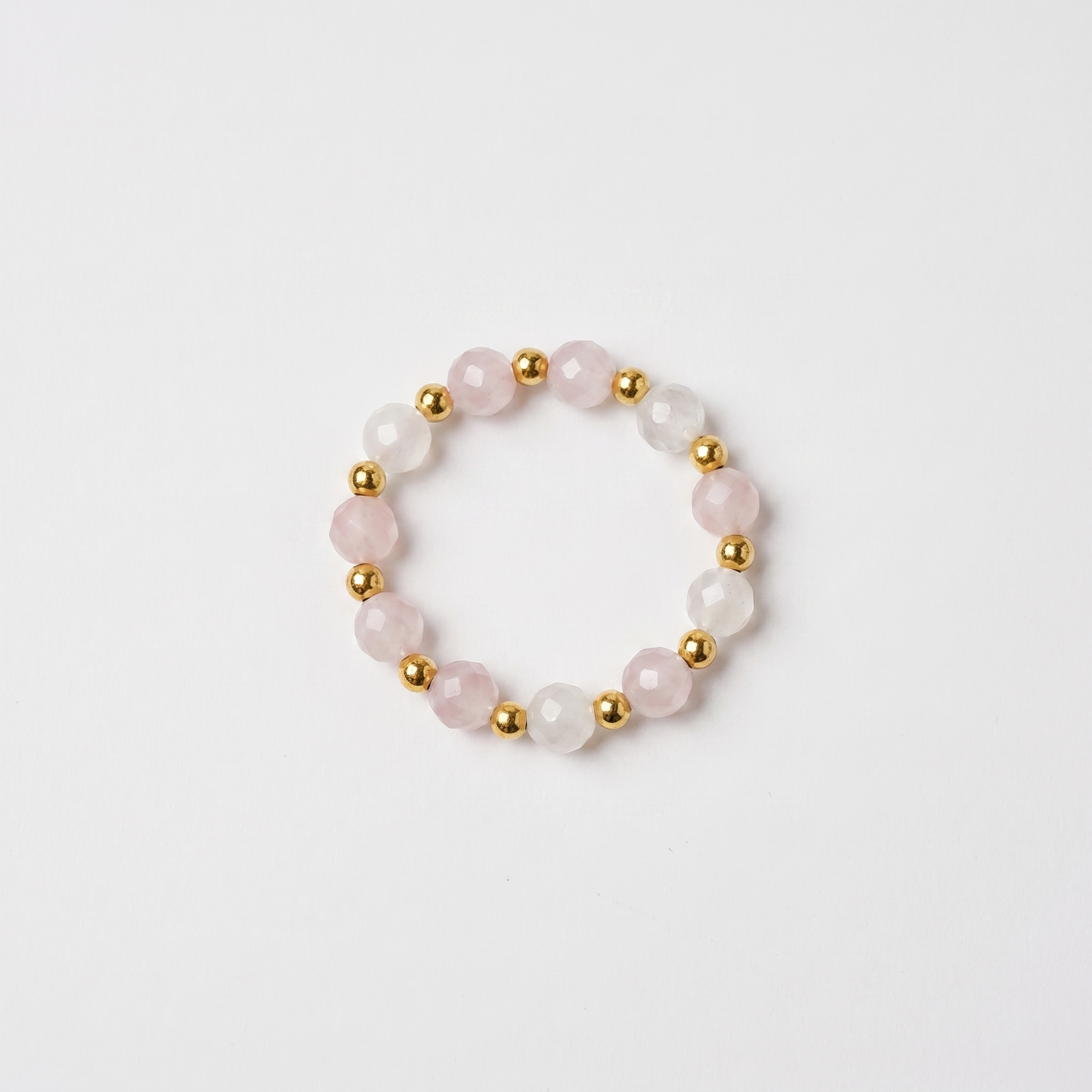 Rose Quartz Aura Ring