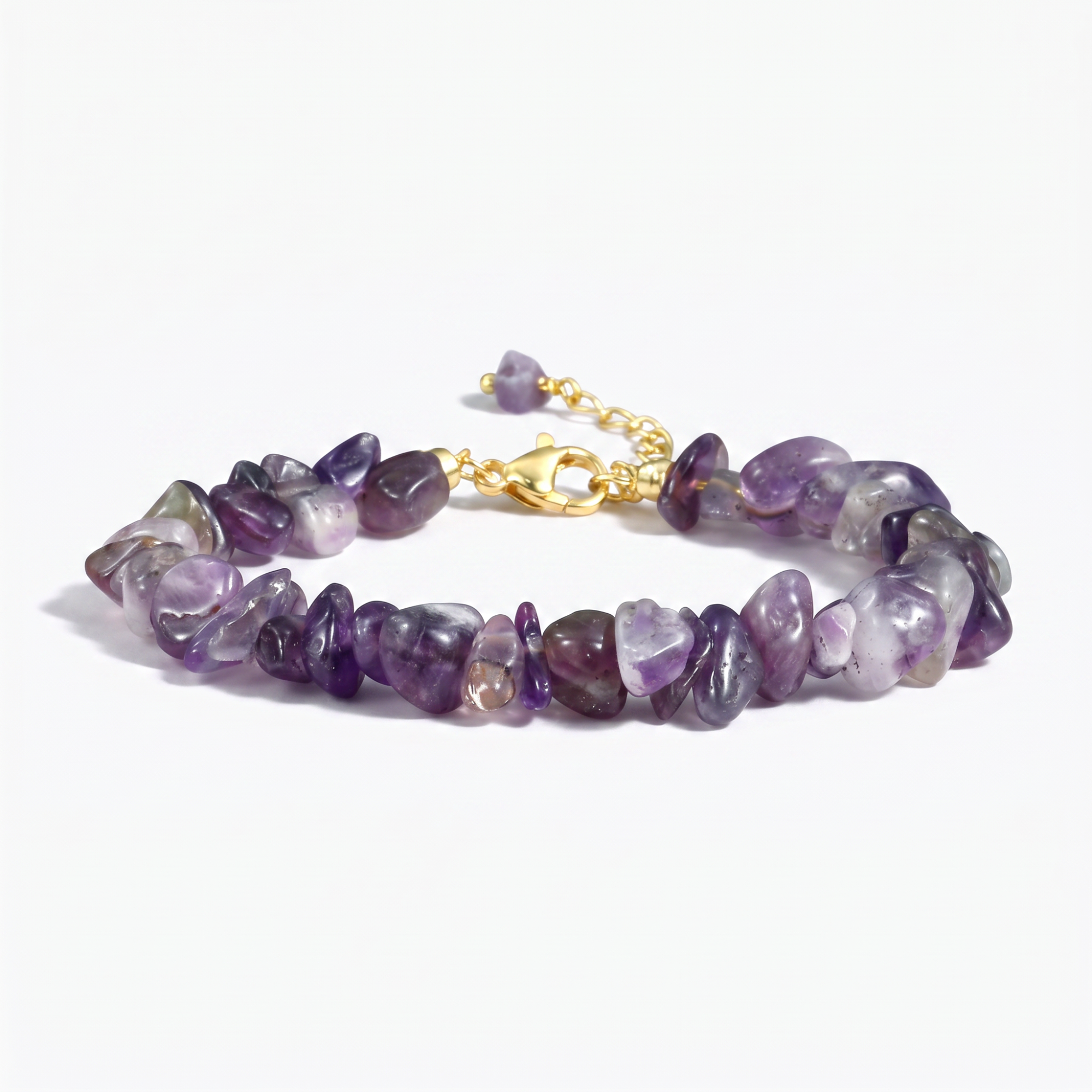 Amethyst Chip Bracelet