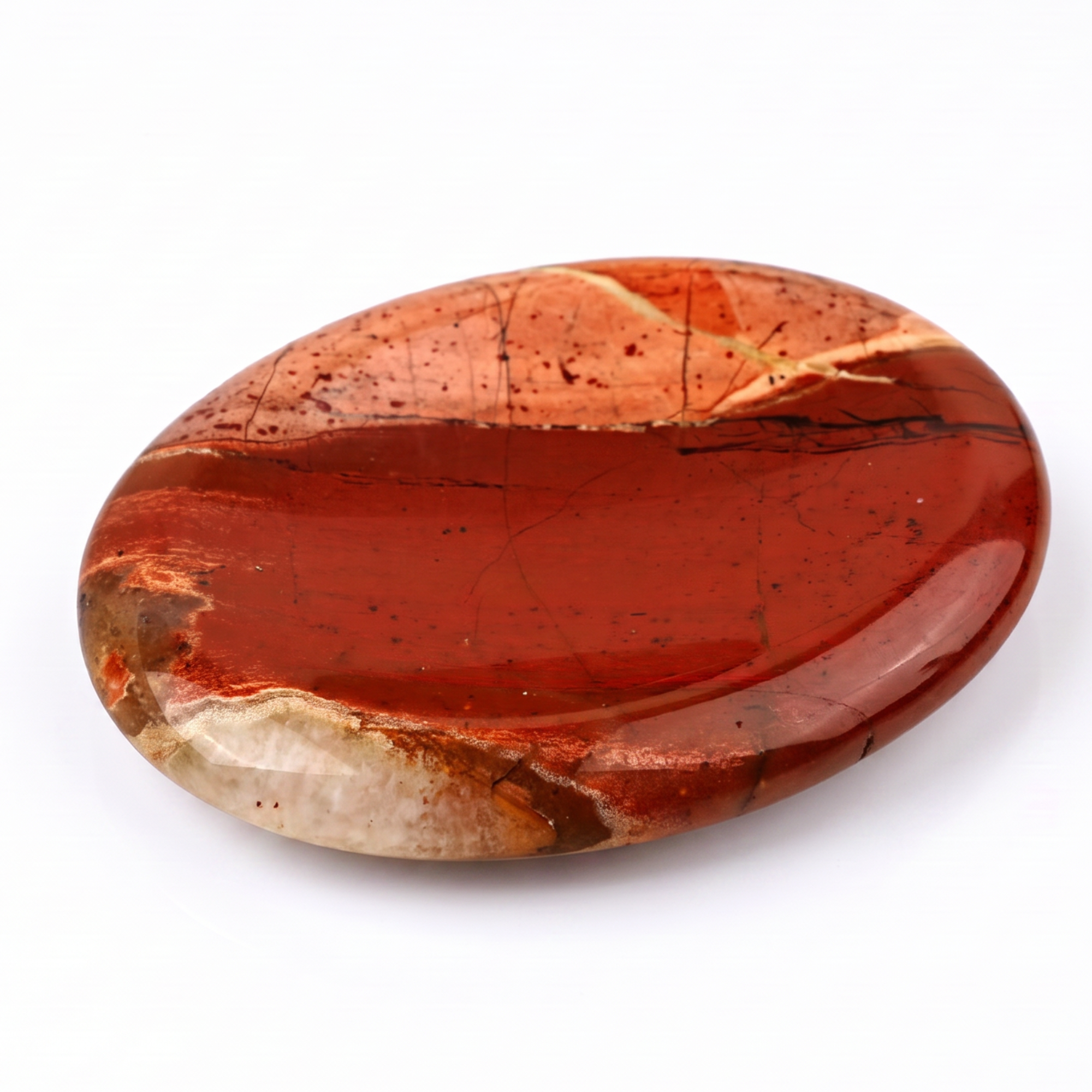 Red Jasper Worry Stone