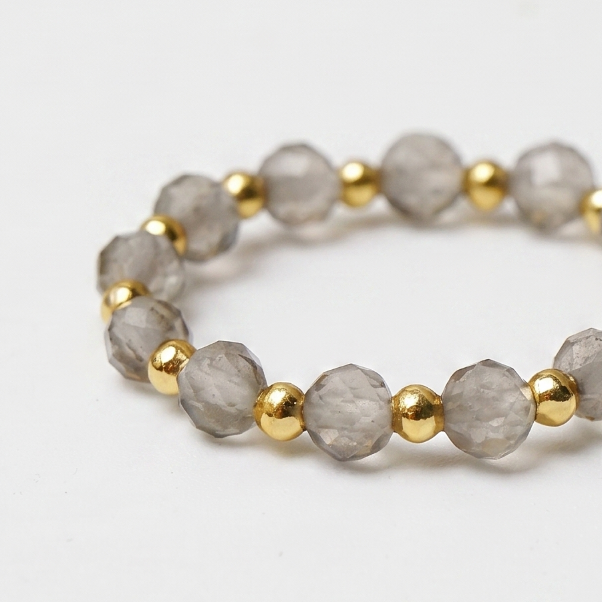 Smoky Quartz Aura Ring