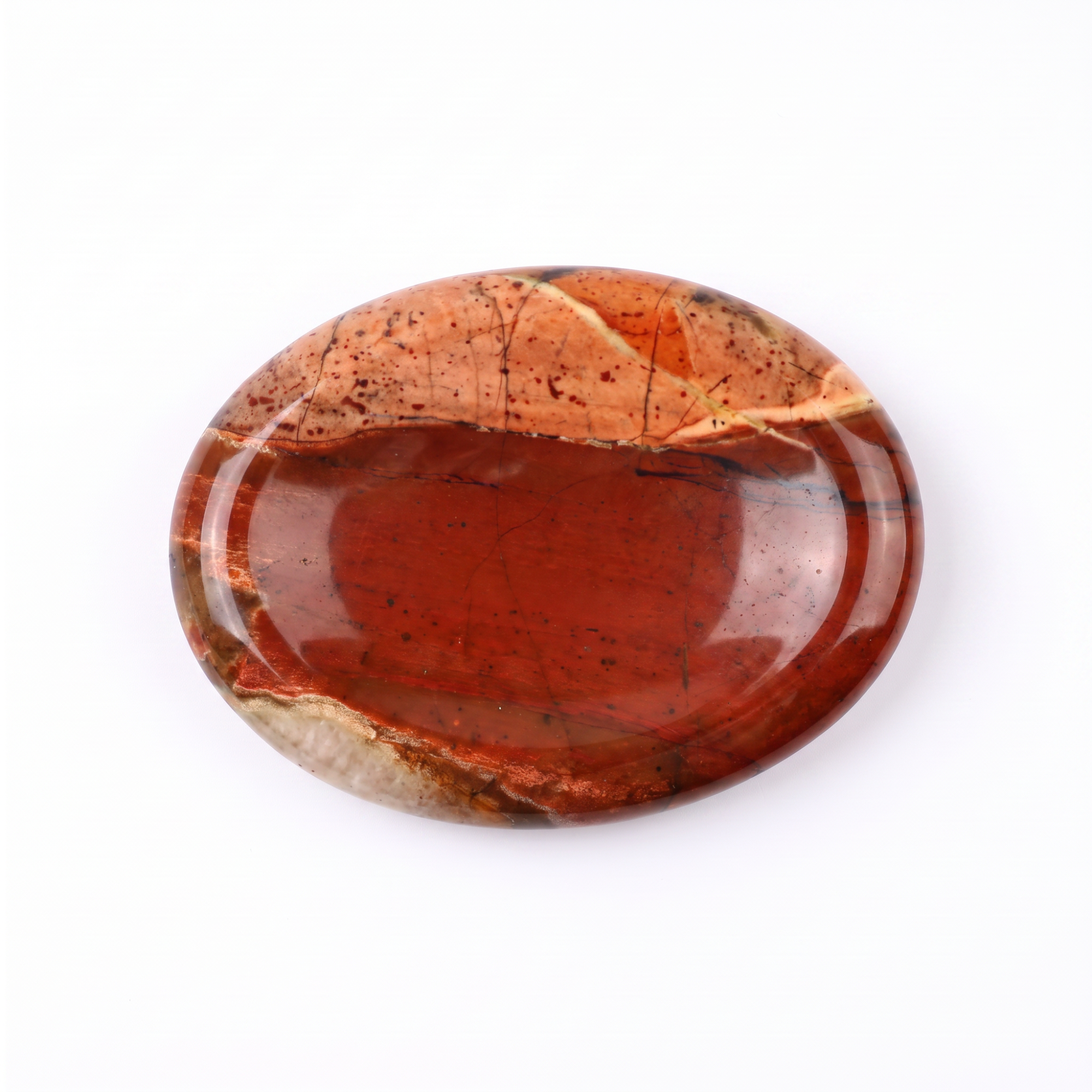 Red Jasper Worry Stone