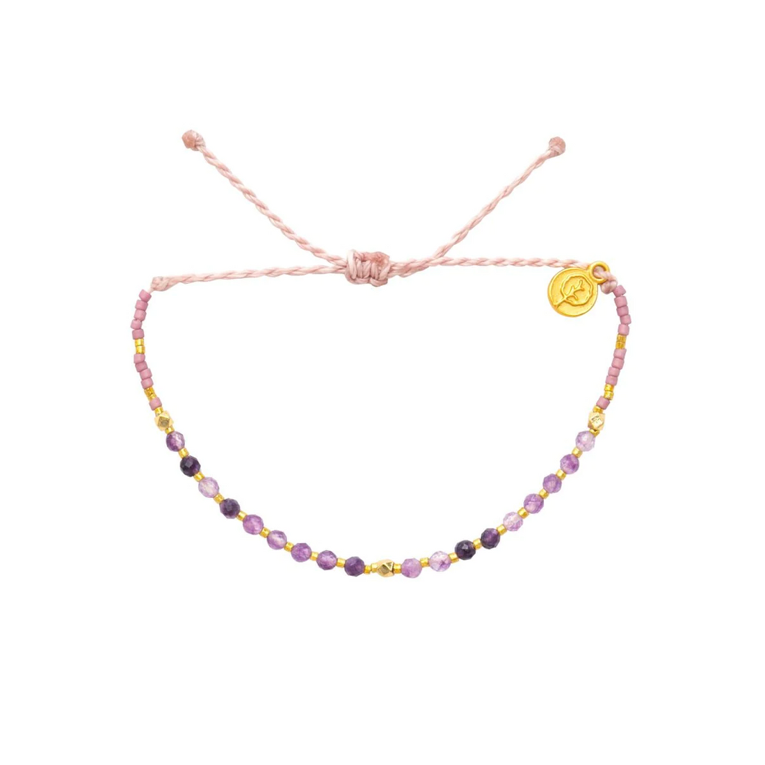 Amethyst Beaded Bracelet