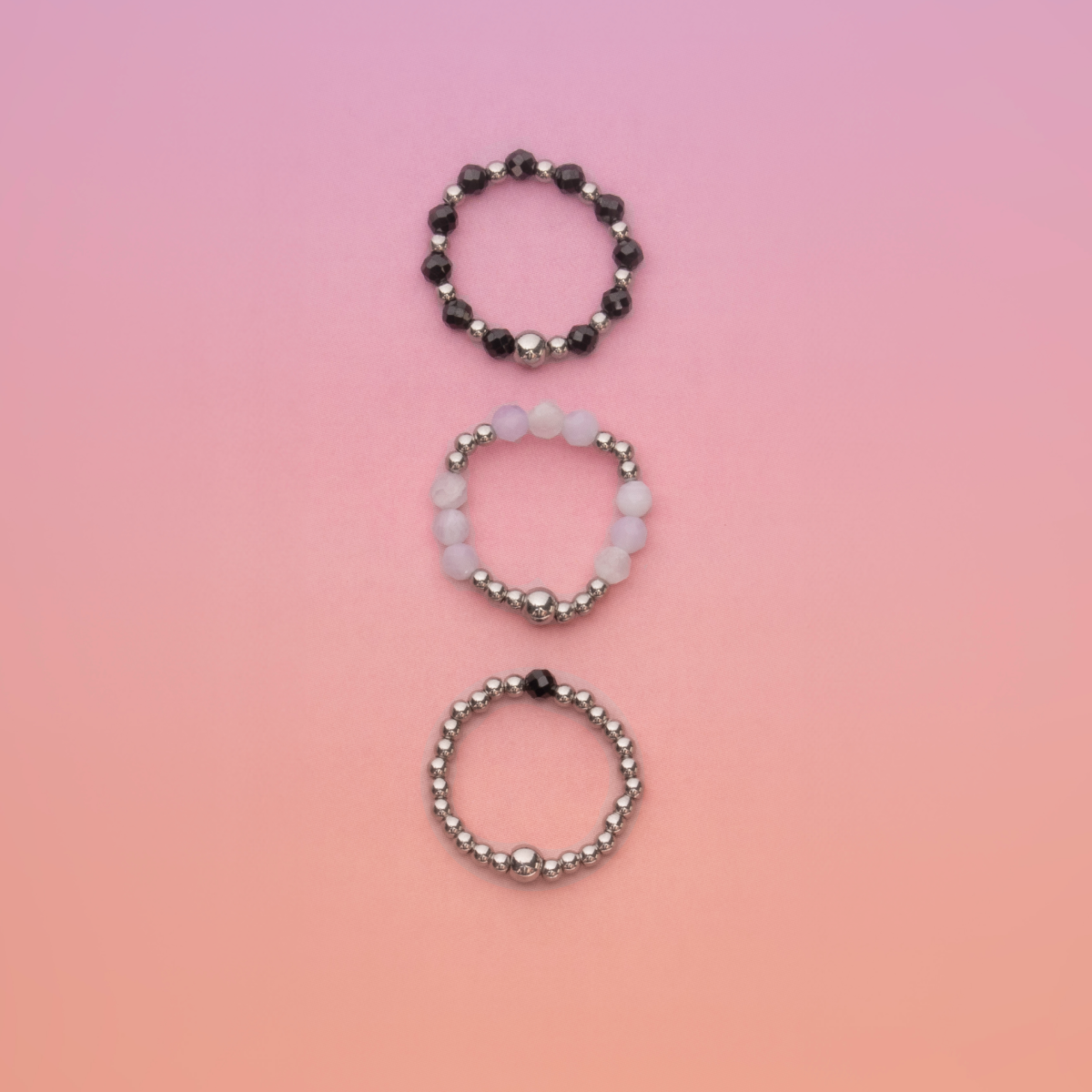 Anti-Negativity 3 Ring Pack