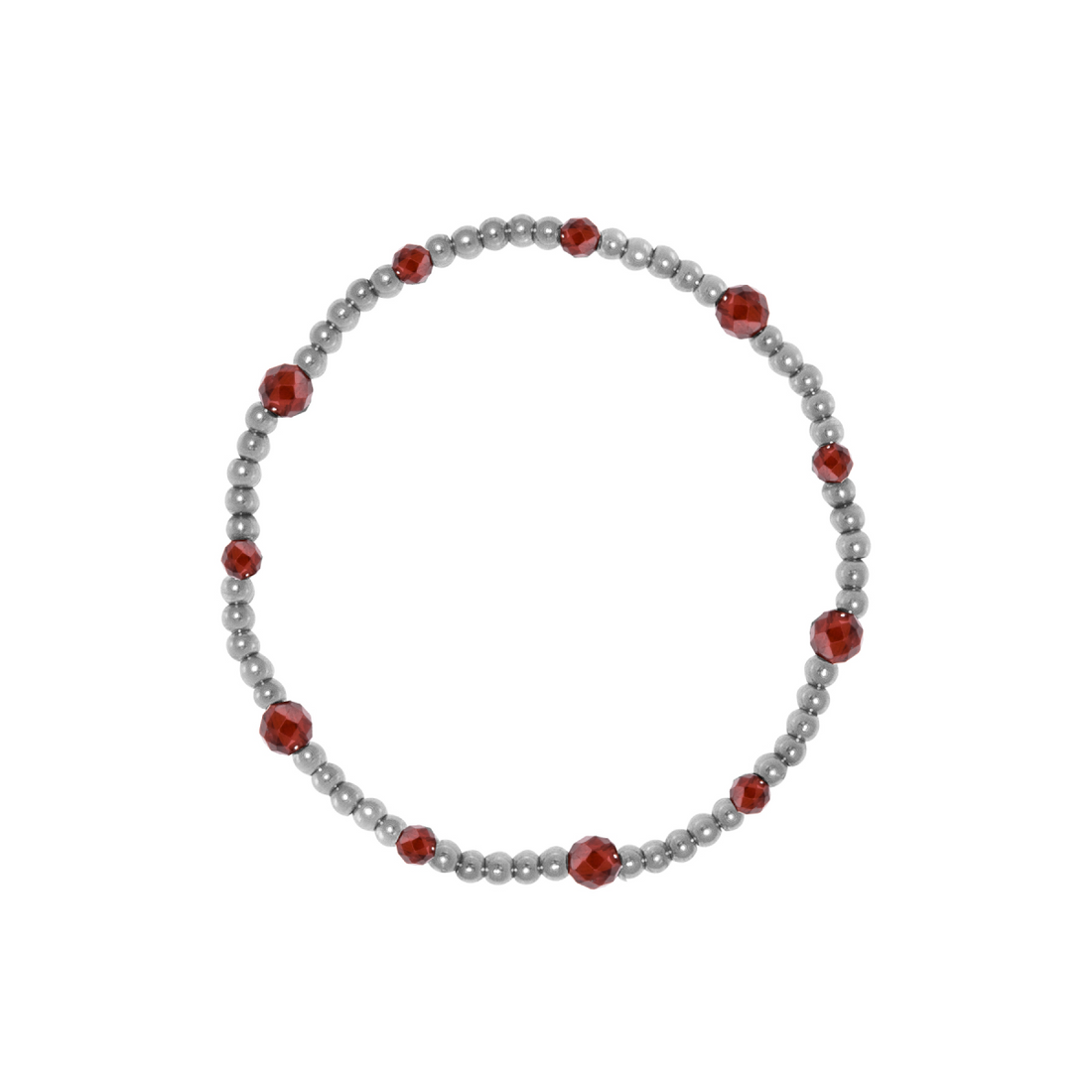 Birthstone Bracelet Silver