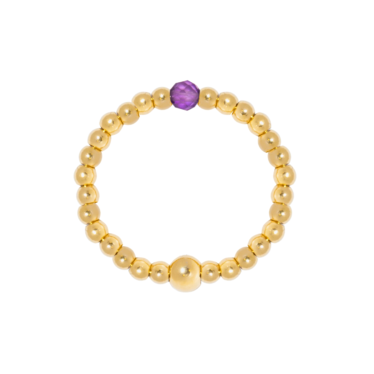 Birthstone Ring Gold