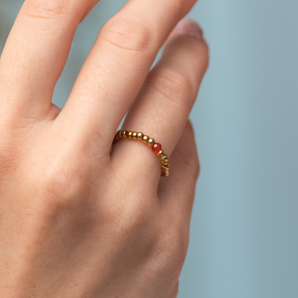 Birthstone Ring Gold