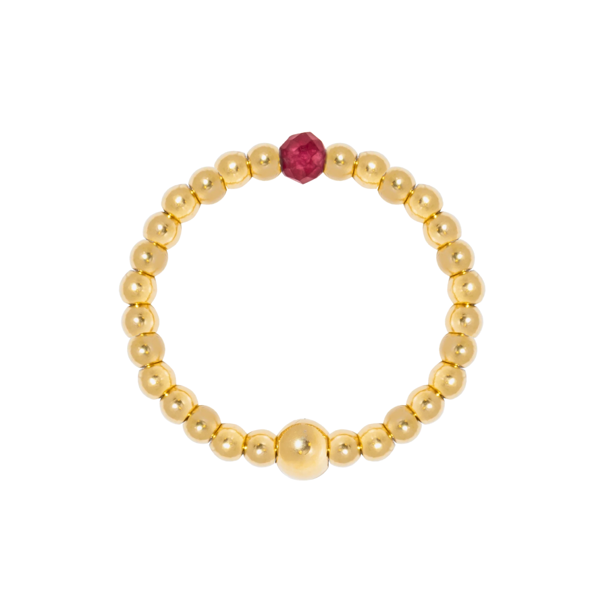 Birthstone Ring Gold