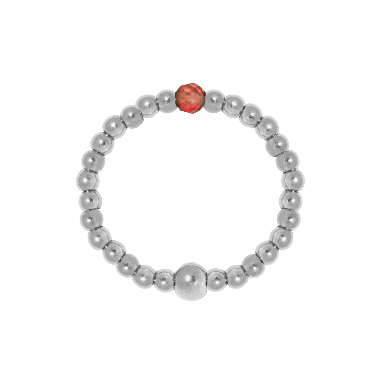 Birthstone Ring Silver