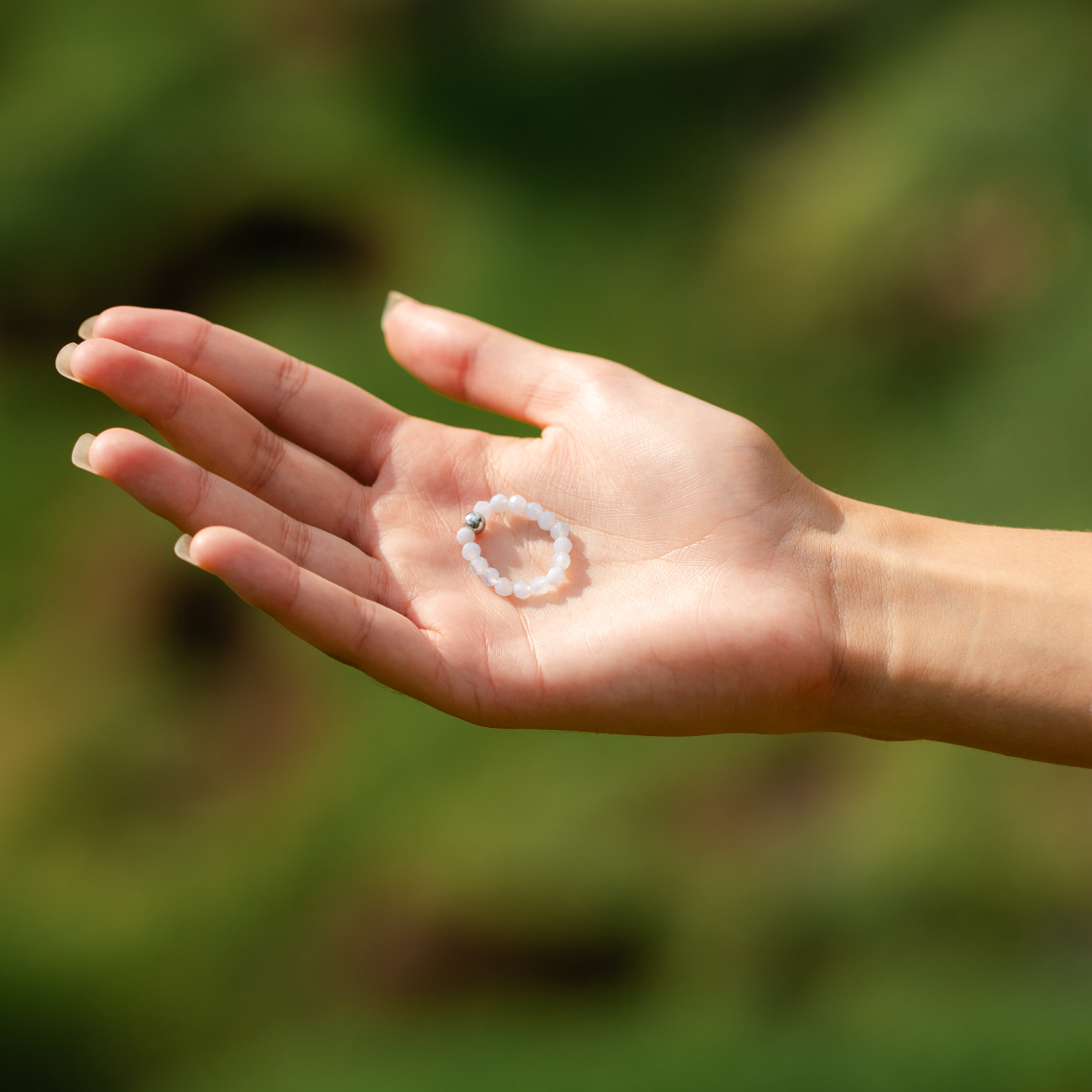 Selenite Energy Ring