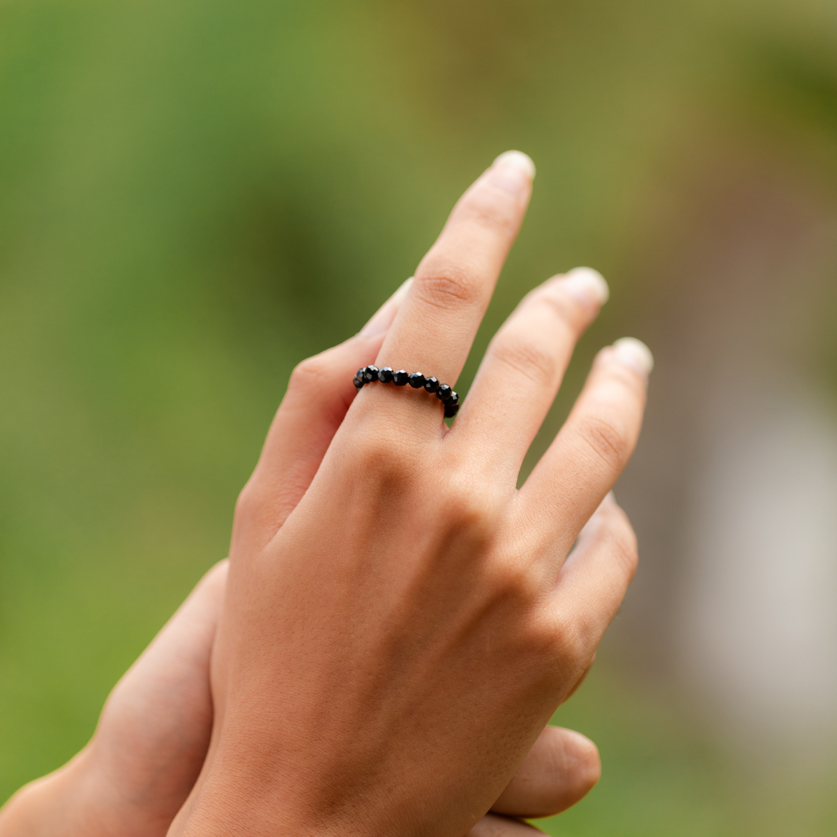 Black Tourmaline Energy Ring
