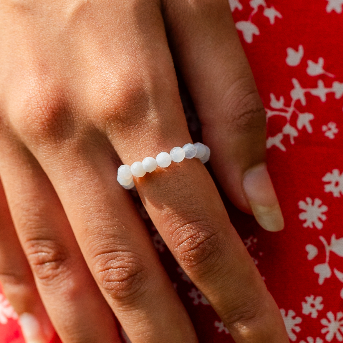 Selenite Energy Ring
