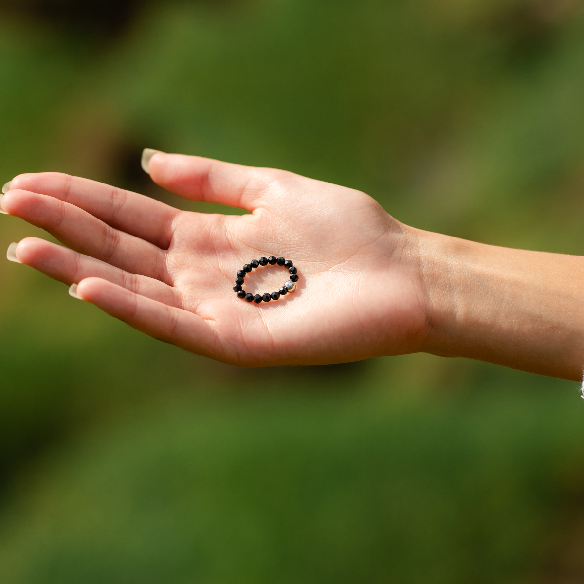 Black Tourmaline Energy Ring