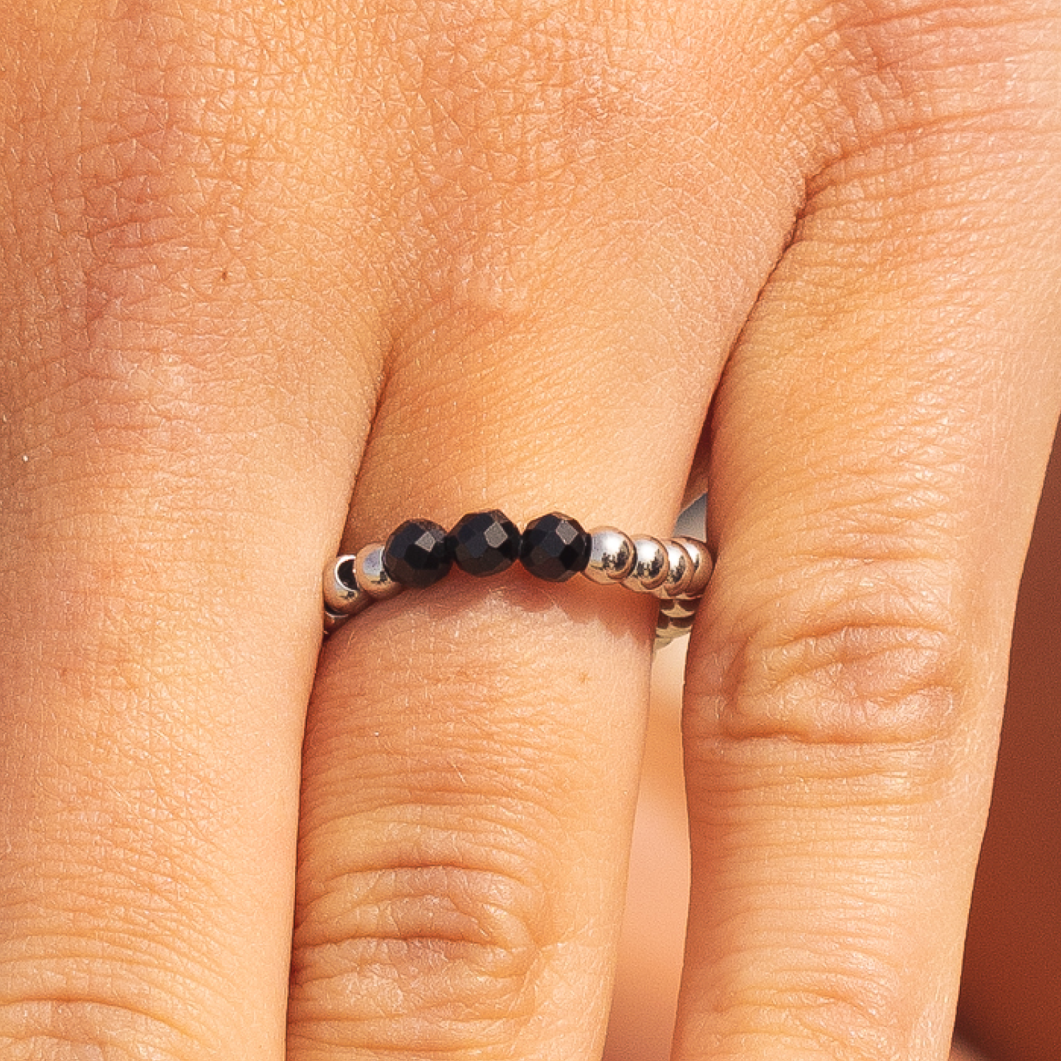 Black Tourmaline Ring