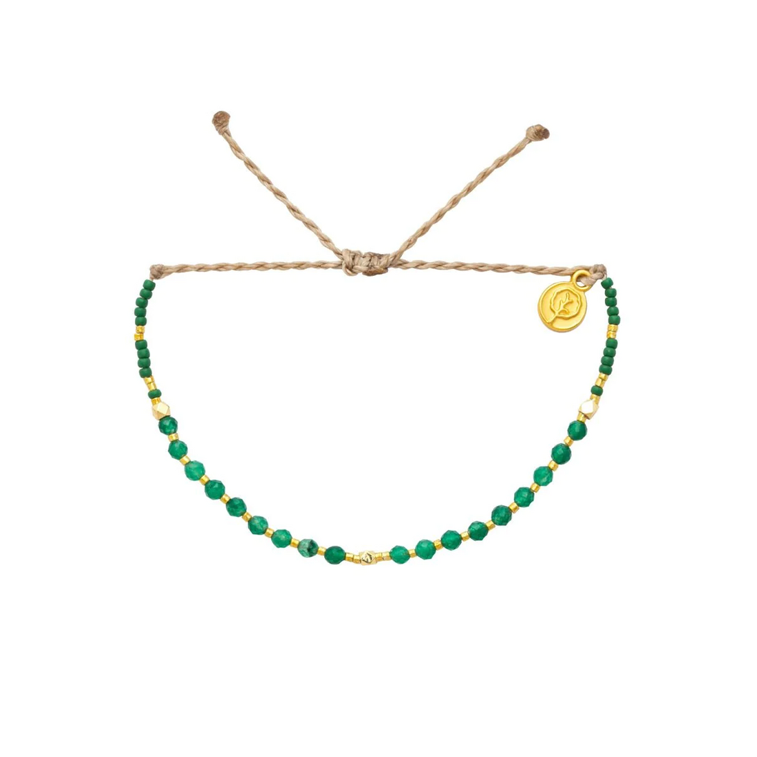 Emerald Beaded Bracelet