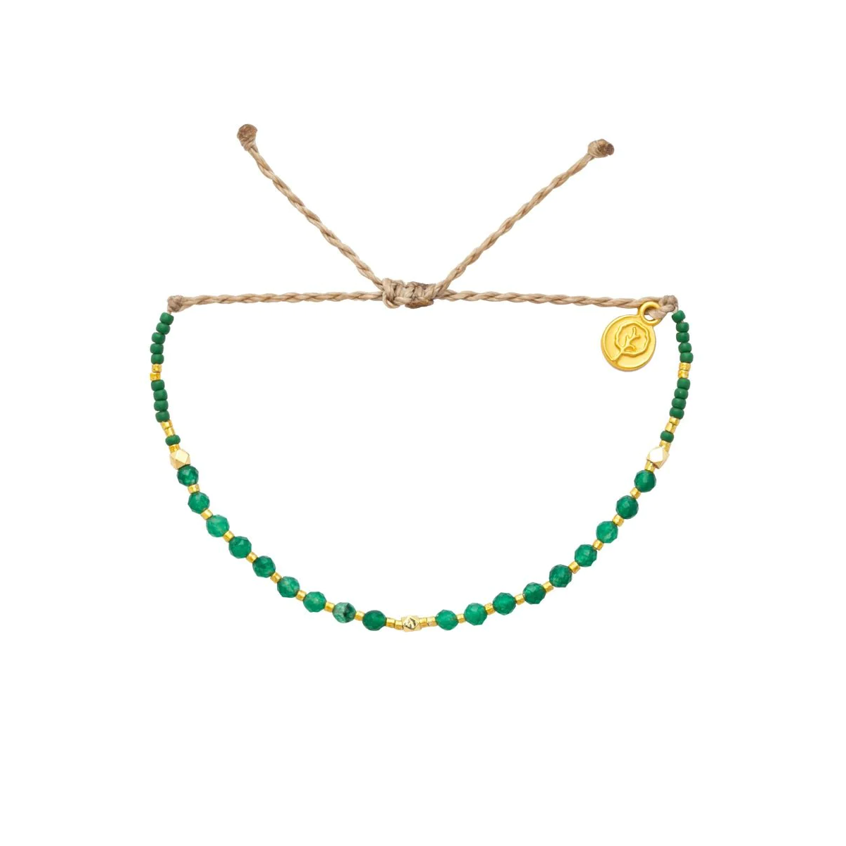 Emerald Beaded Bracelet