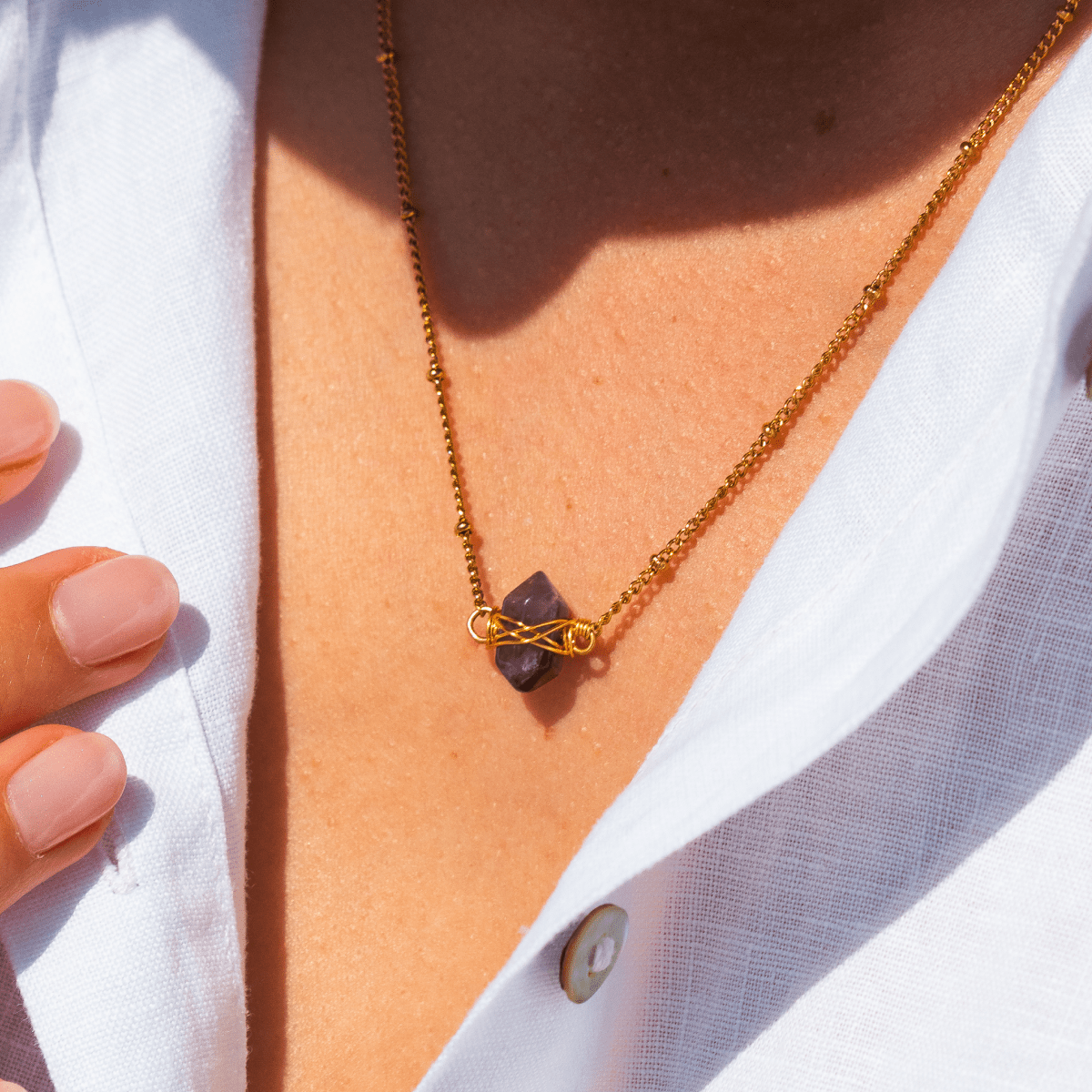 Amethyst Healing Necklace