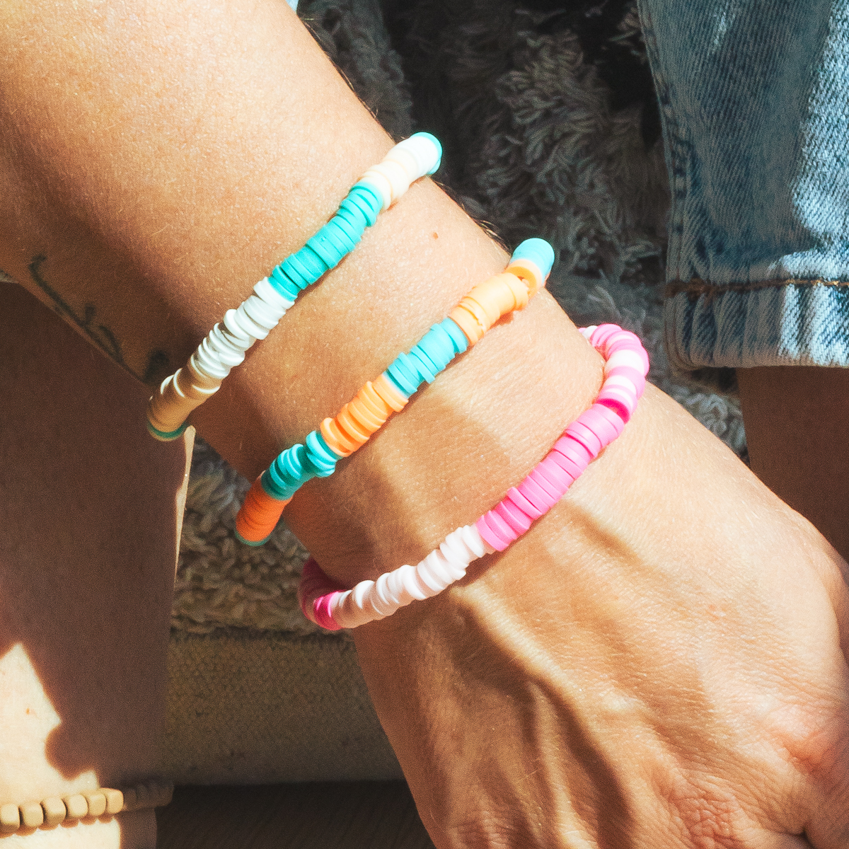 Heishi Stretch Bracelet