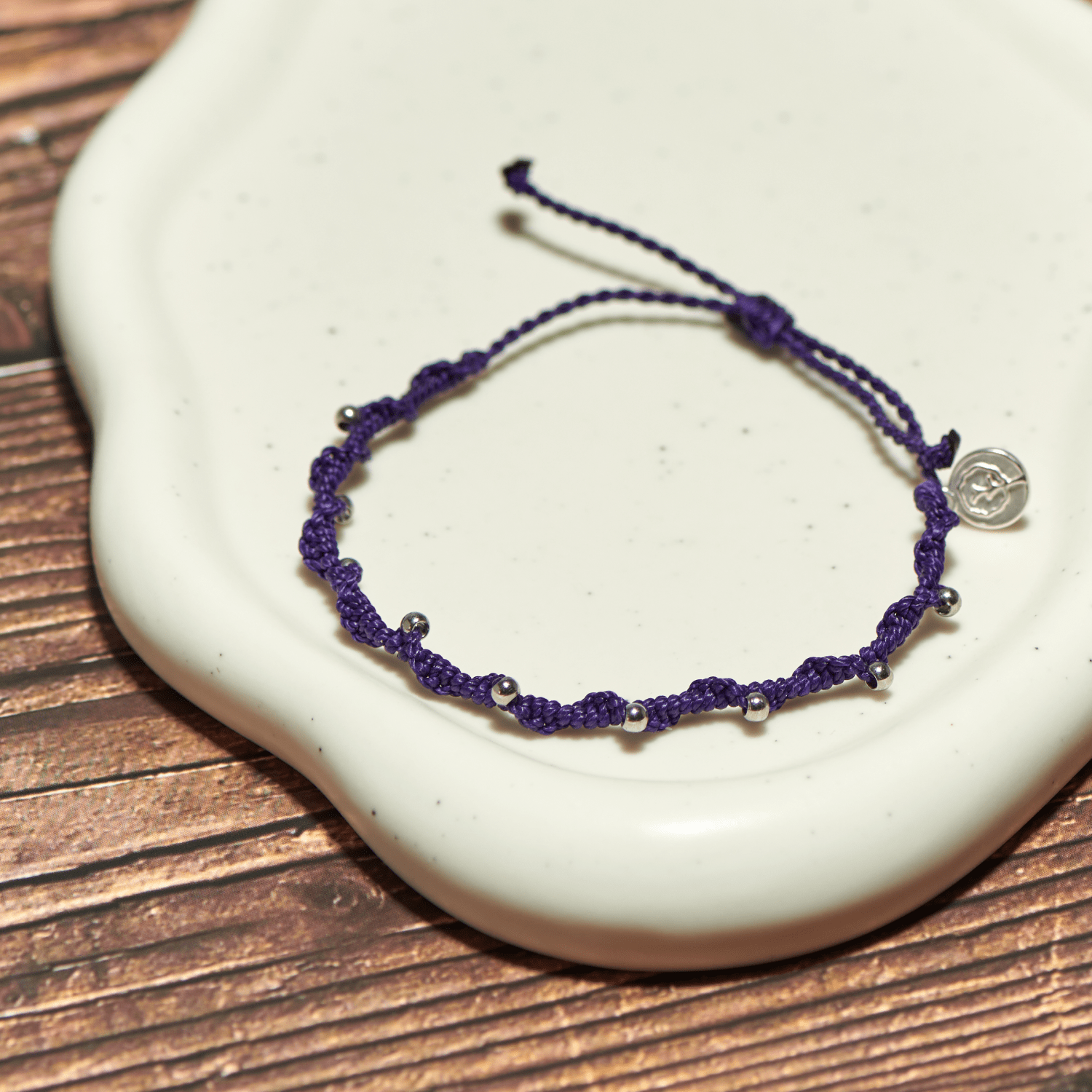 Macrame & Beads Bracelet