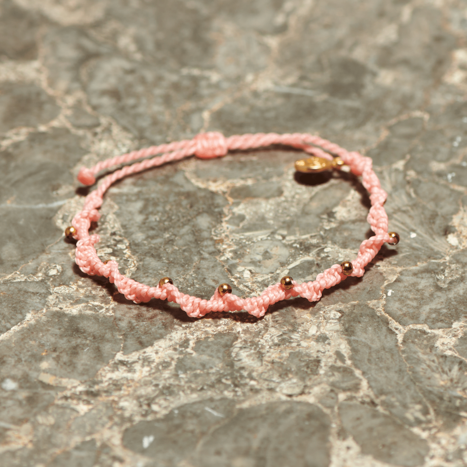 Macrame & Beads Bracelet