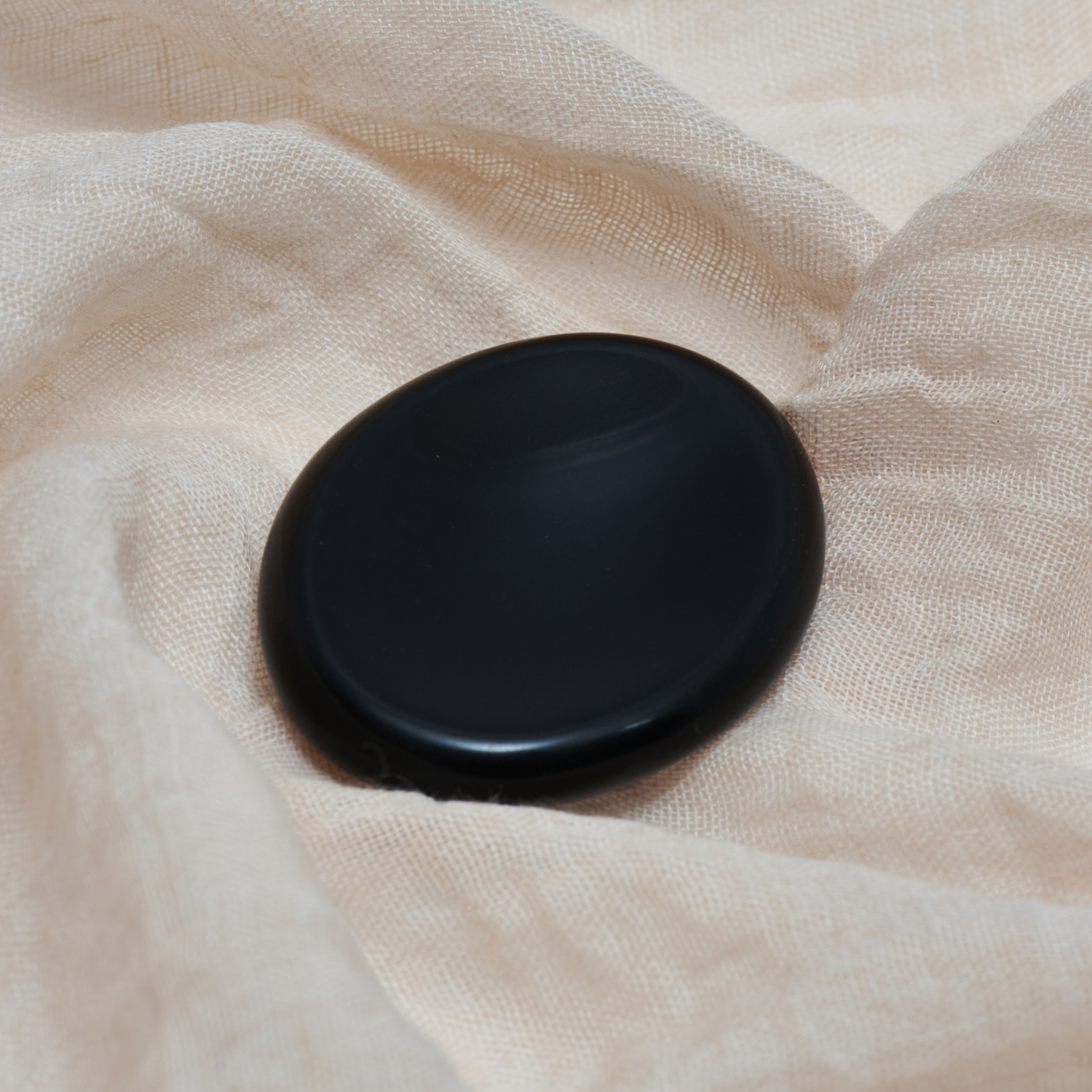 Obsidian Worry Stone