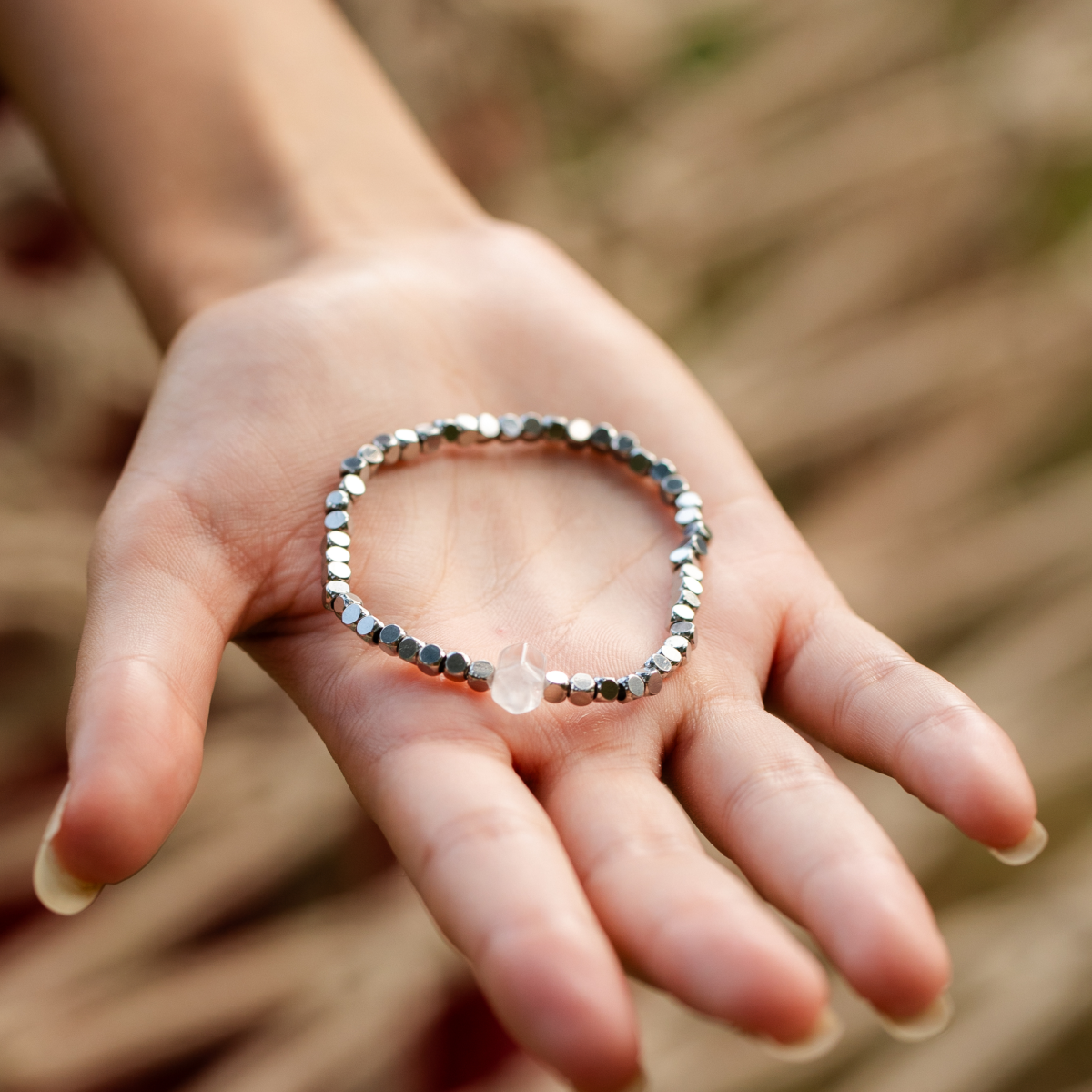 Quartz Hex Bracelet