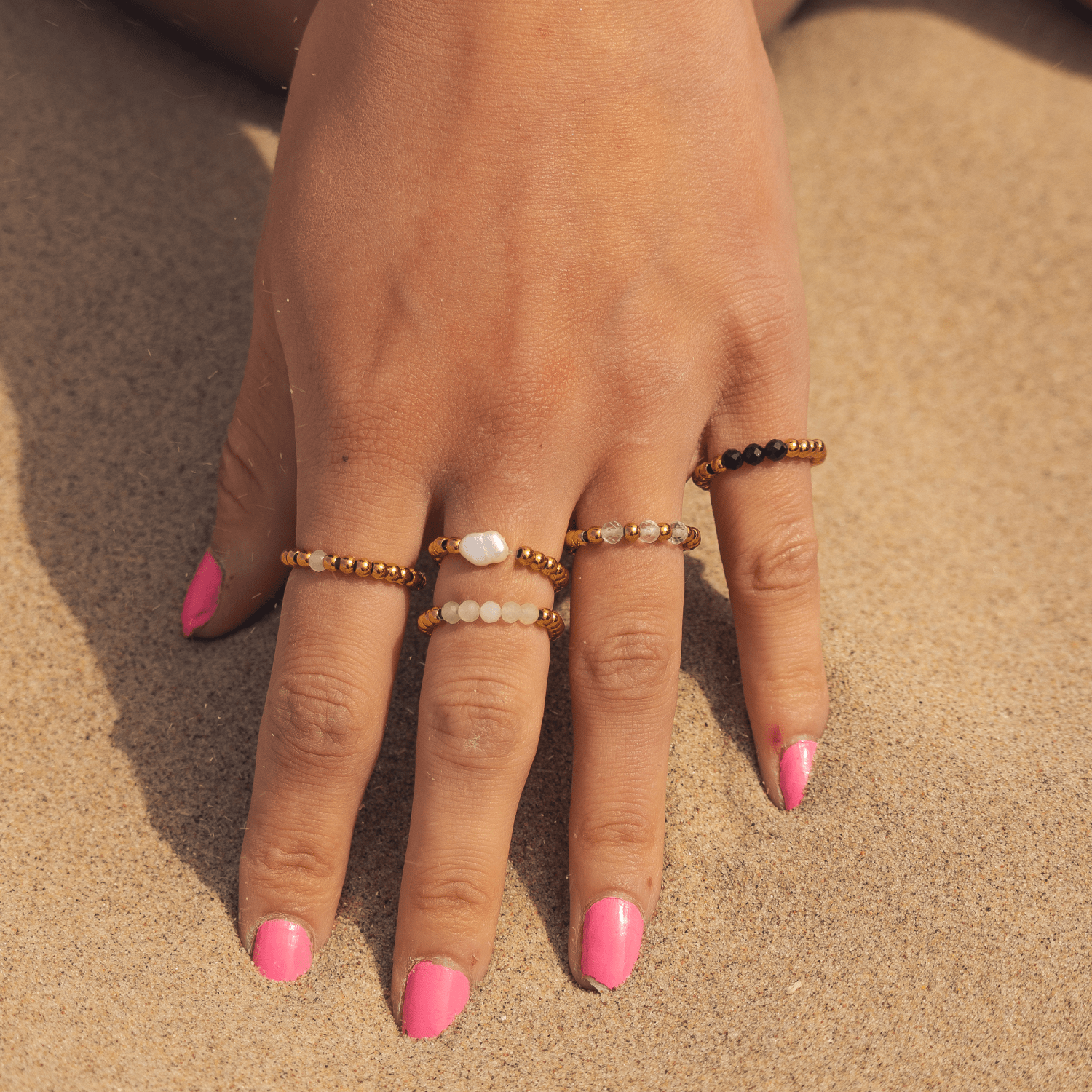 Rose Quartz Ring