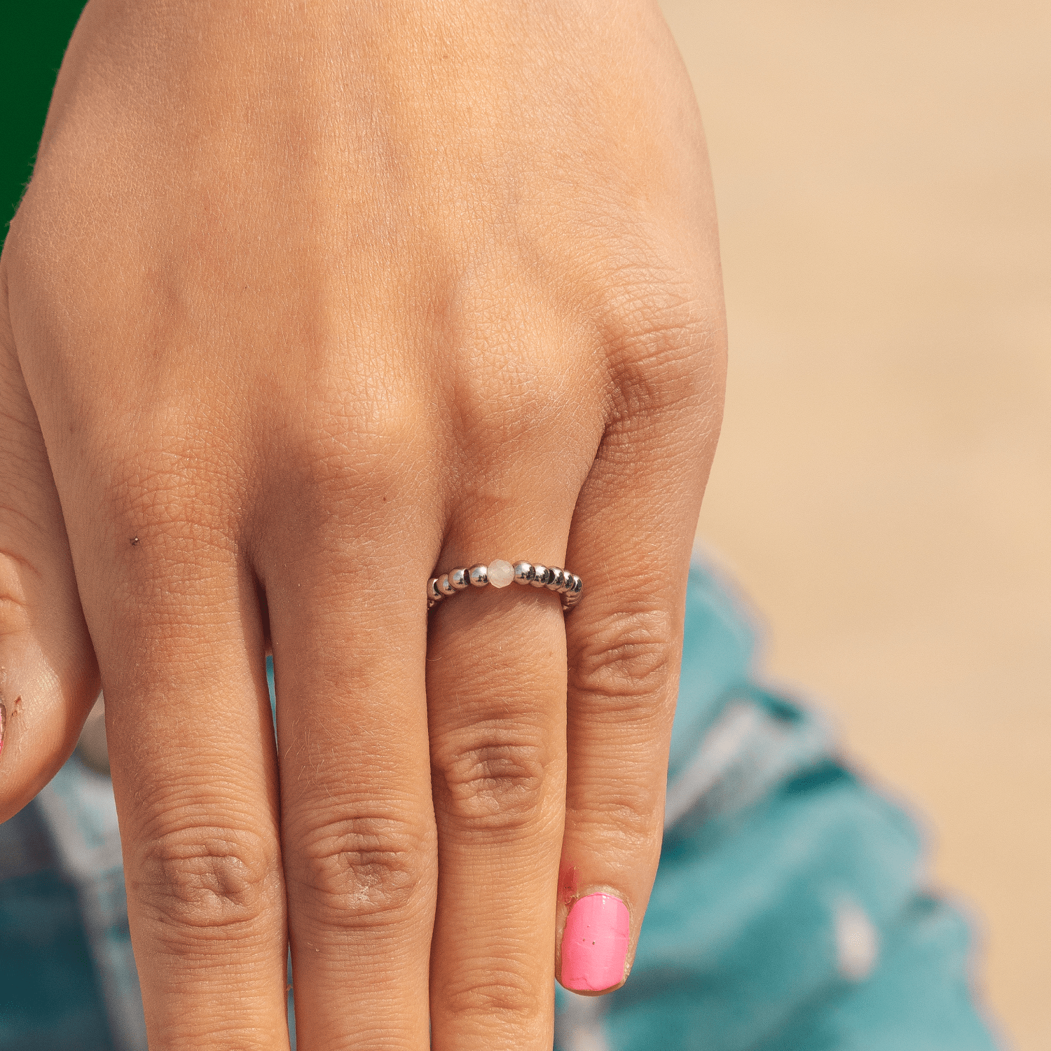Rose Quartz Ring