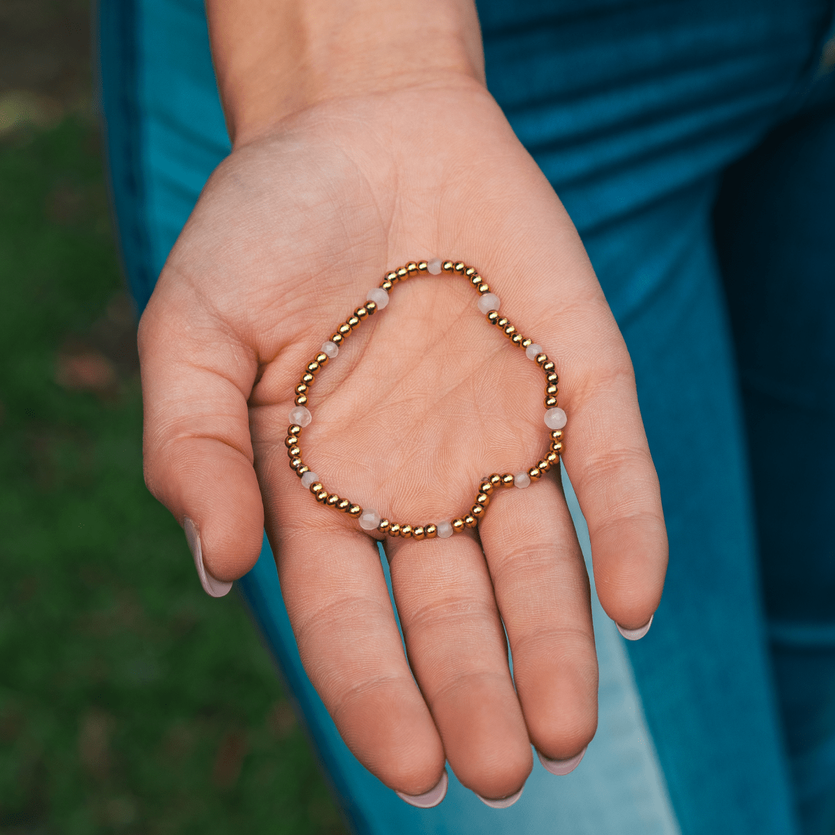 Rose Quartz Stretch Bracelet