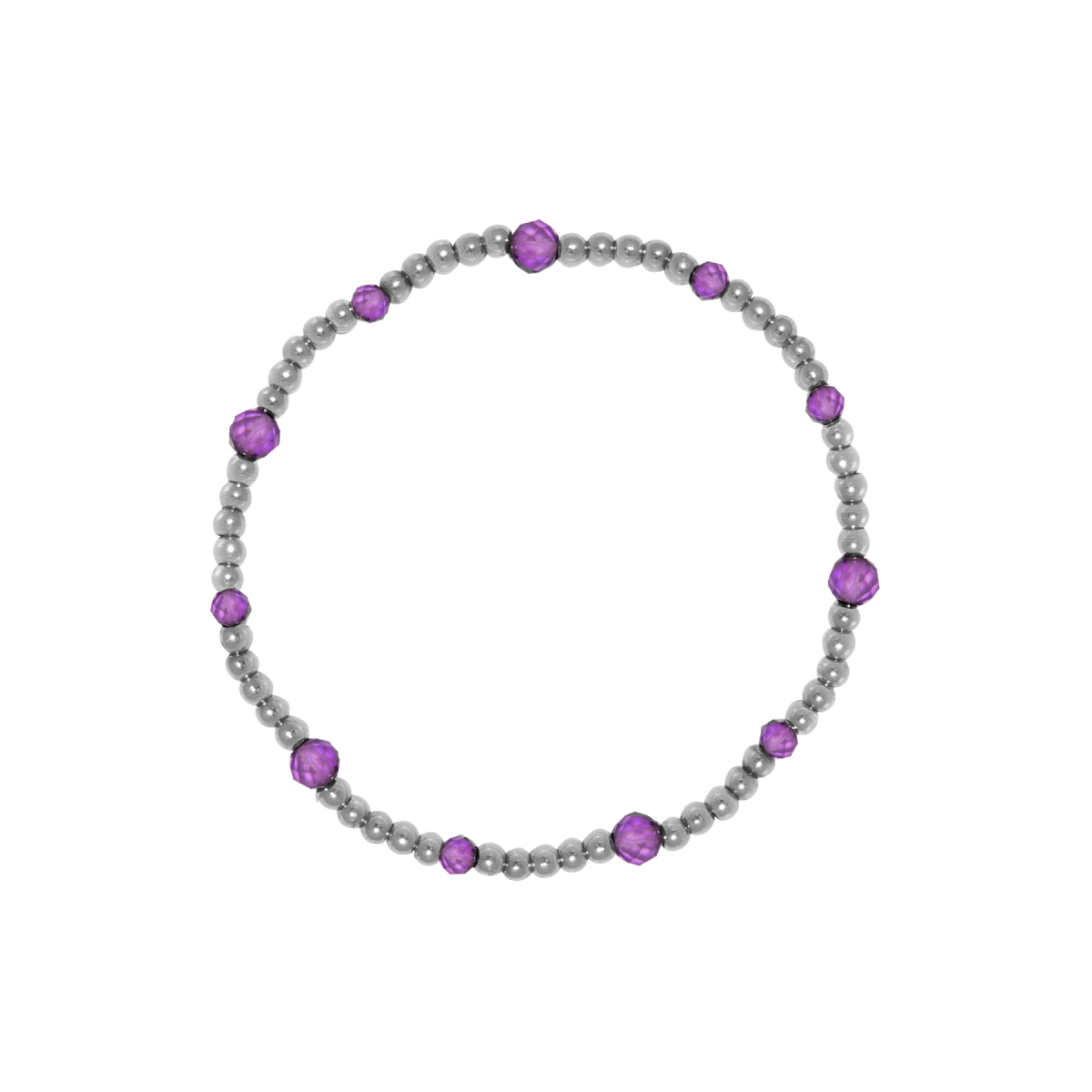Birthstone Bracelet Silver