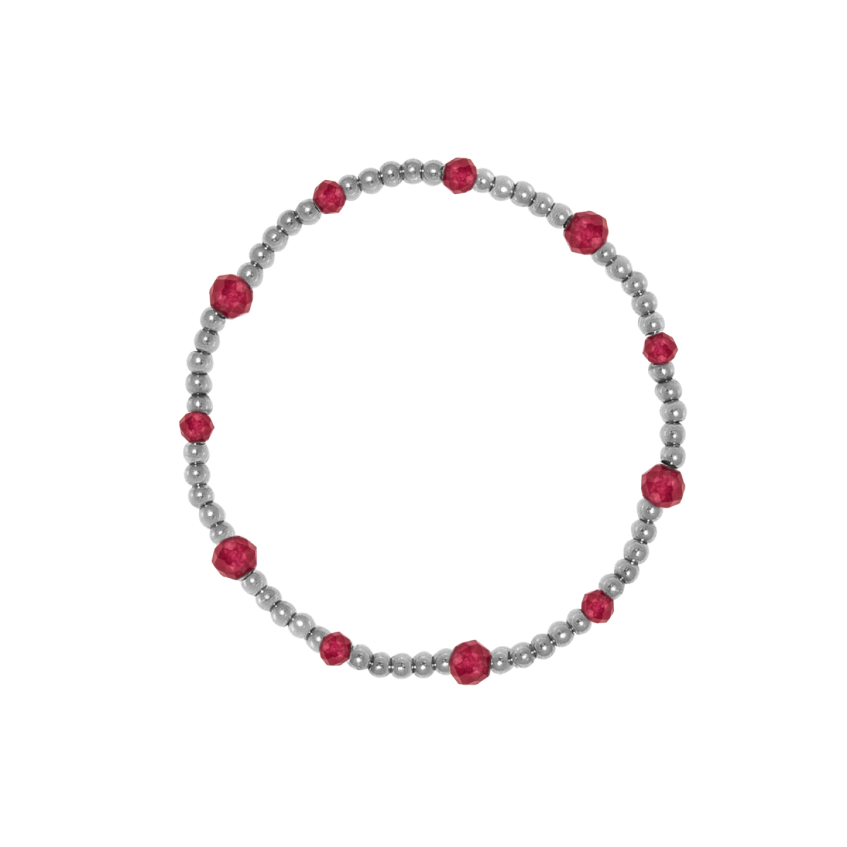 Birthstone Bracelet Silver