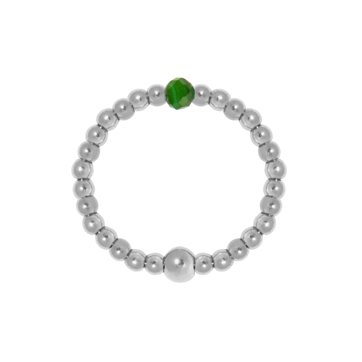 Birthstone Ring Silver