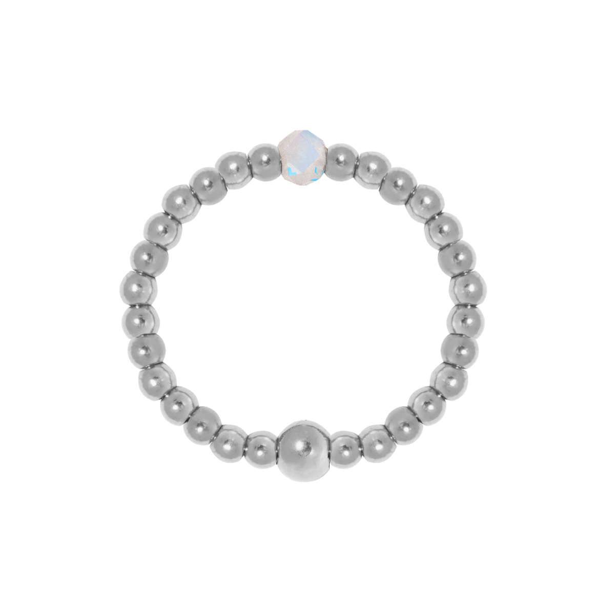 Birthstone Ring Silver