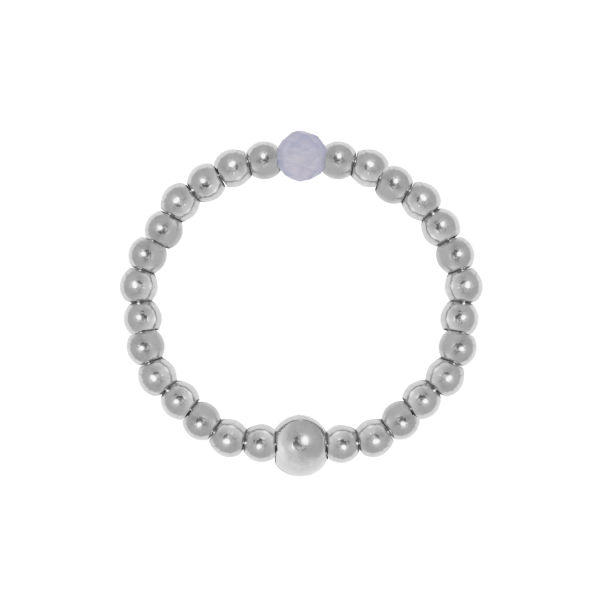 Birthstone Ring Silver