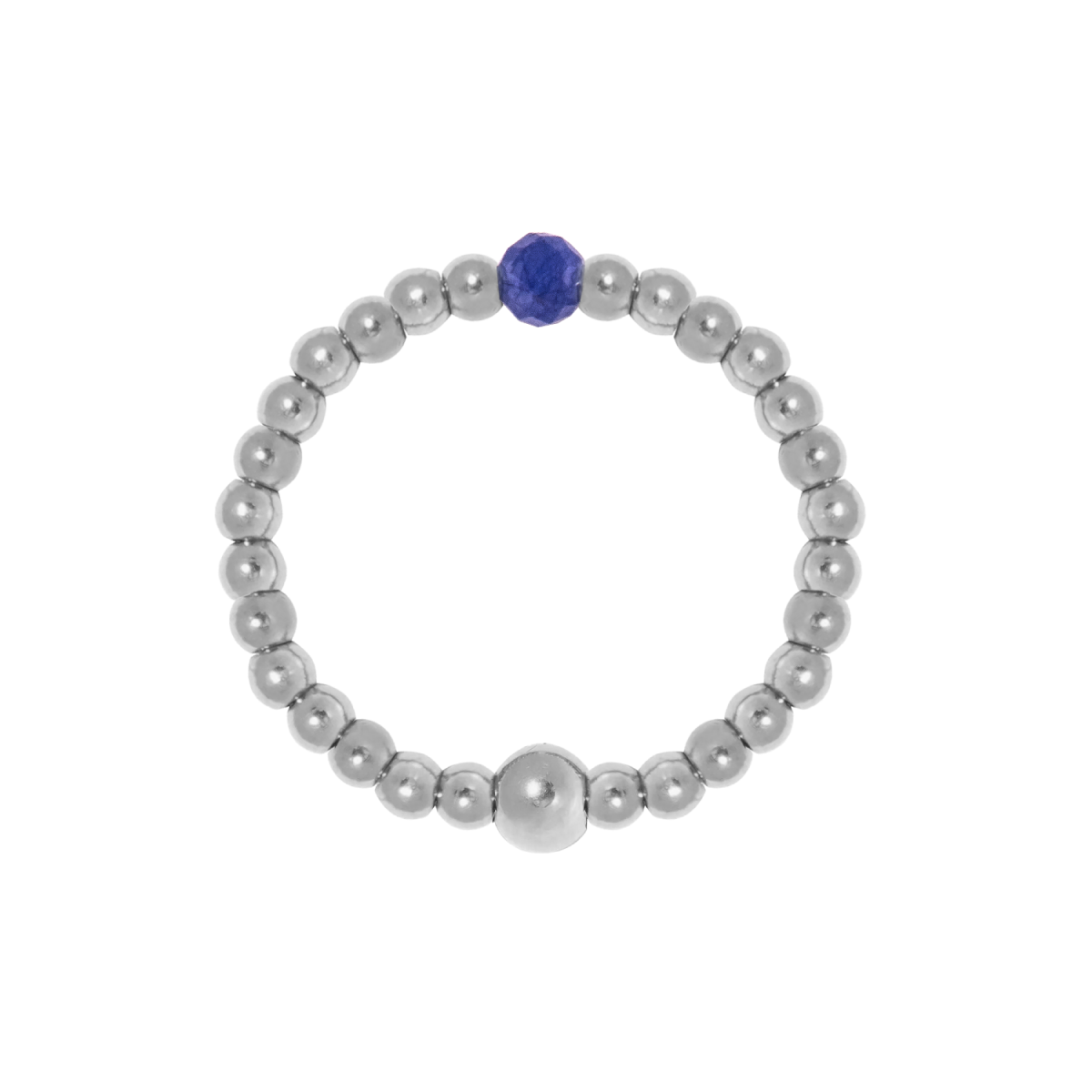 Birthstone Ring Silver