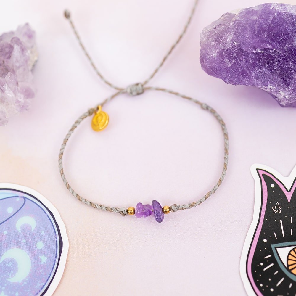 Amethyst Chip Bracelet - ISLA IDA™