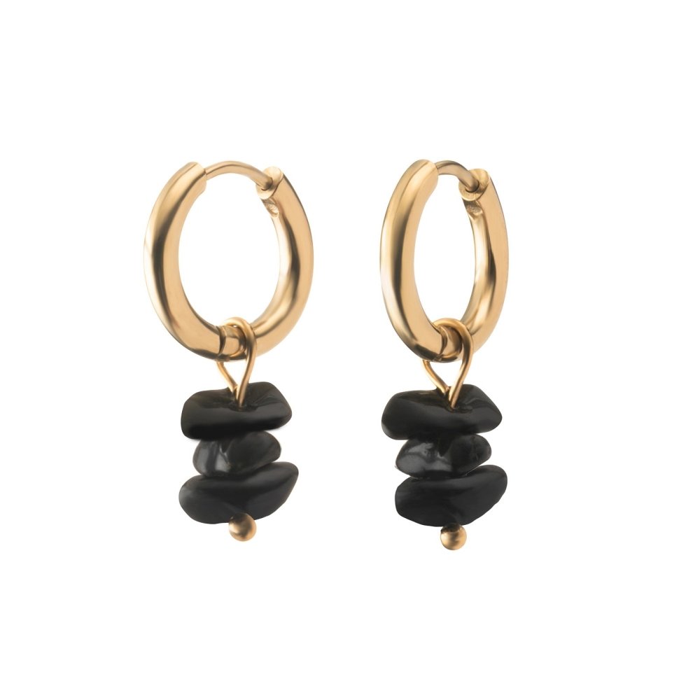 Black Tourmaline Earrings - ISLA IDA™