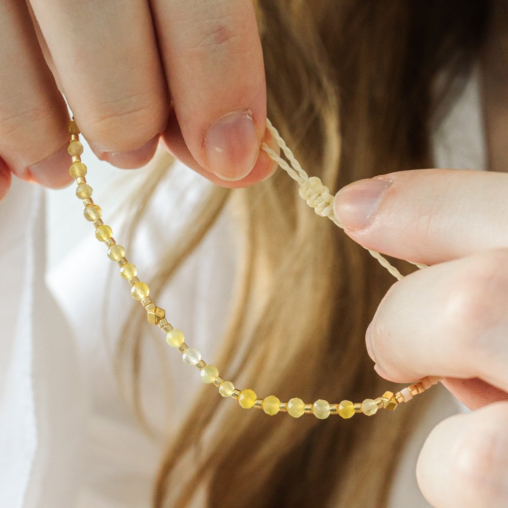 Citrine Beaded Bracelet - ISLA IDA™