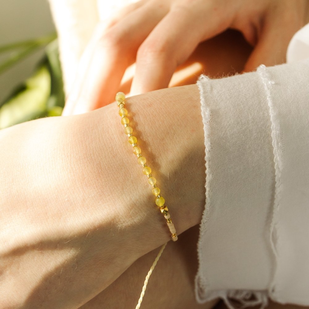 Citrine Beaded Bracelet - ISLA IDA™