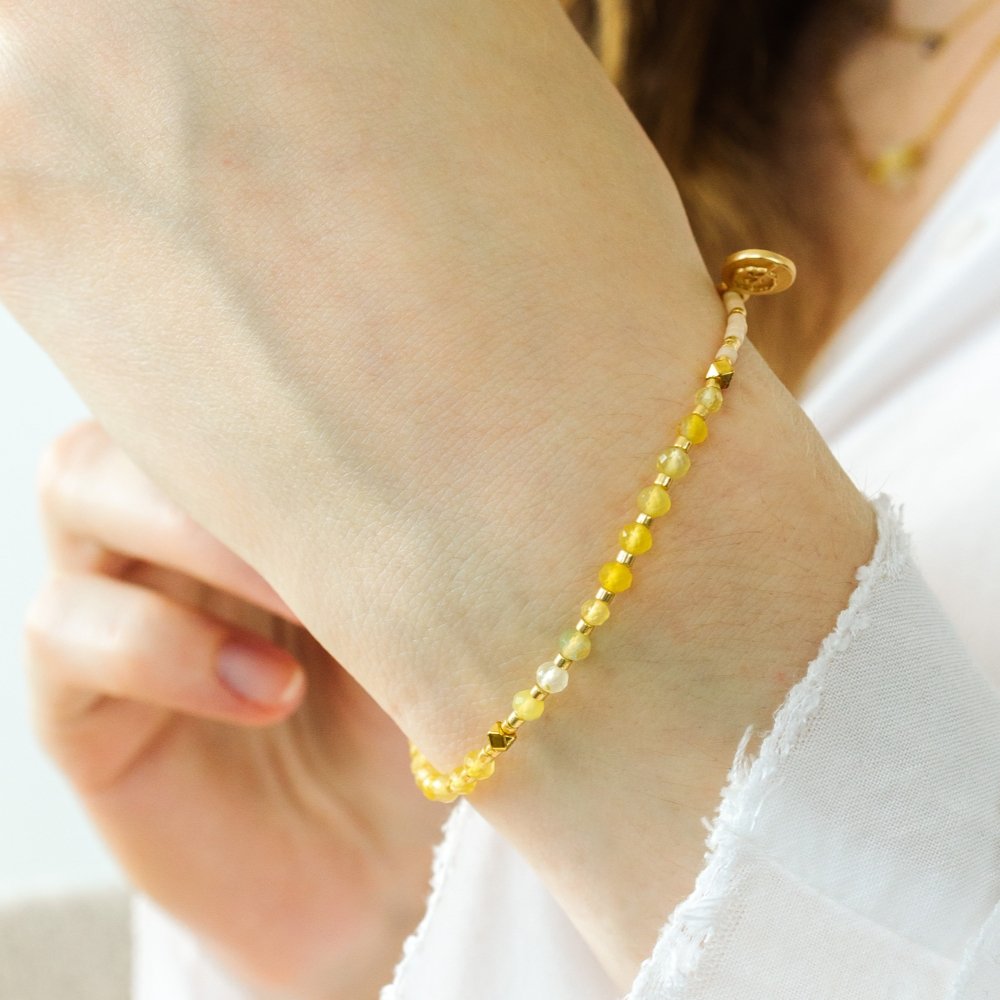 Citrine Beaded Bracelet - ISLA IDA™
