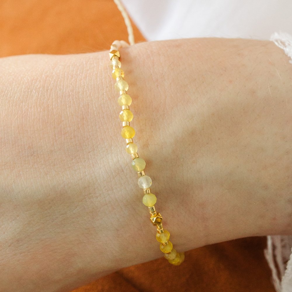 Citrine Beaded Bracelet - ISLA IDA™