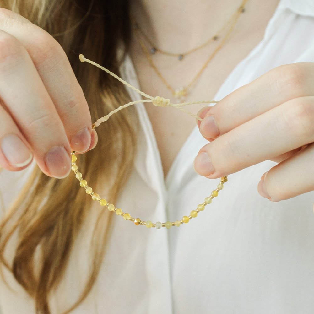 Citrine Beaded Bracelet - ISLA IDA™