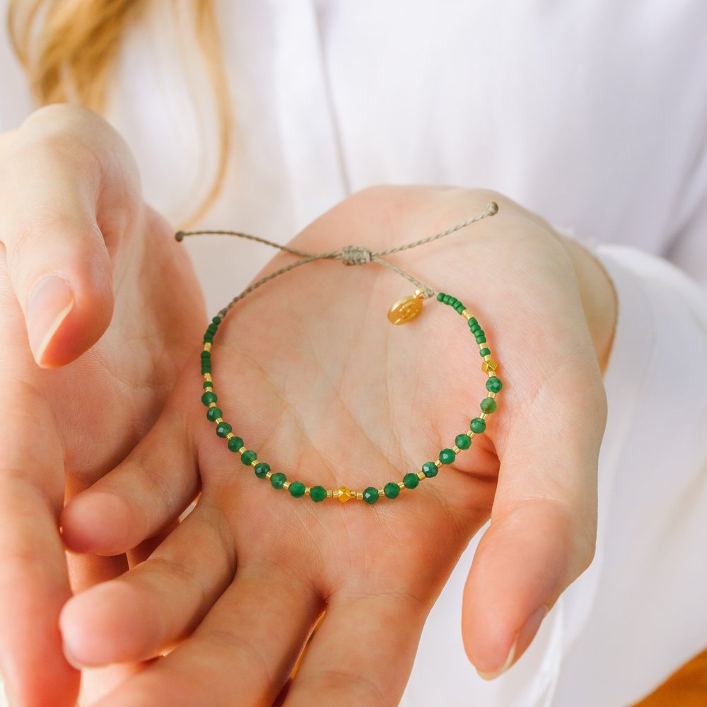 Emerald Beaded Bracelet - ISLA IDA™