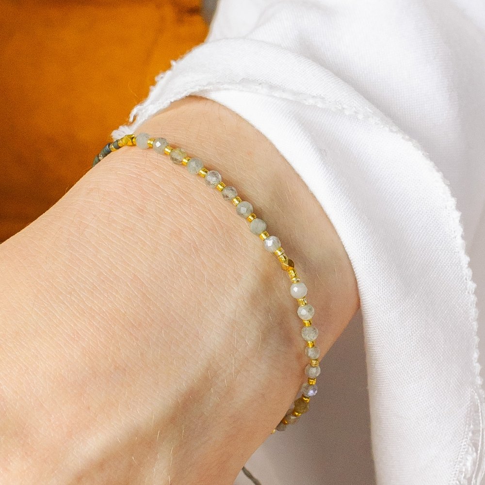 Labradorite Beaded Bracelet - ISLA IDA™