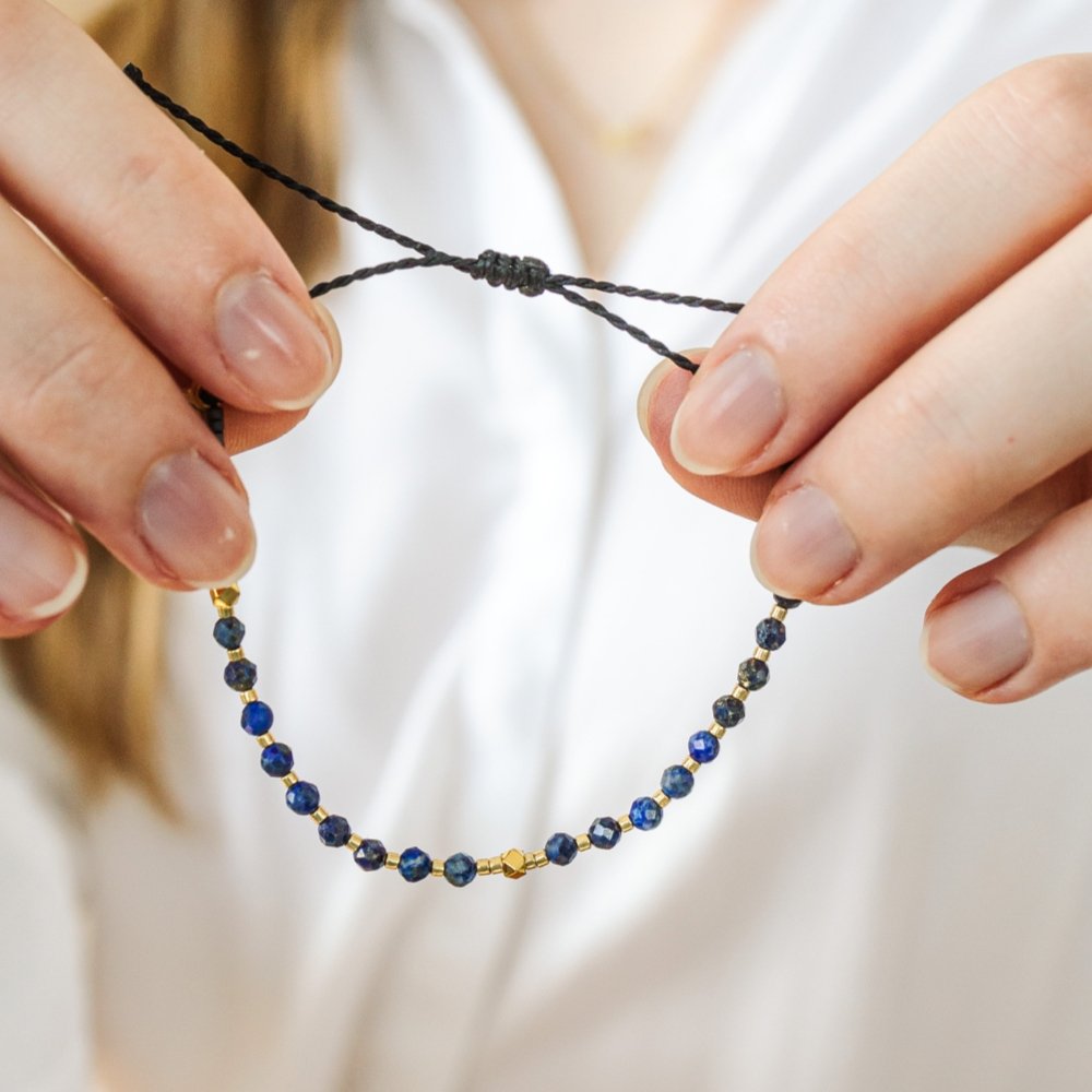 Lapis Lazuli Beaded Bracelet - ISLA IDA™