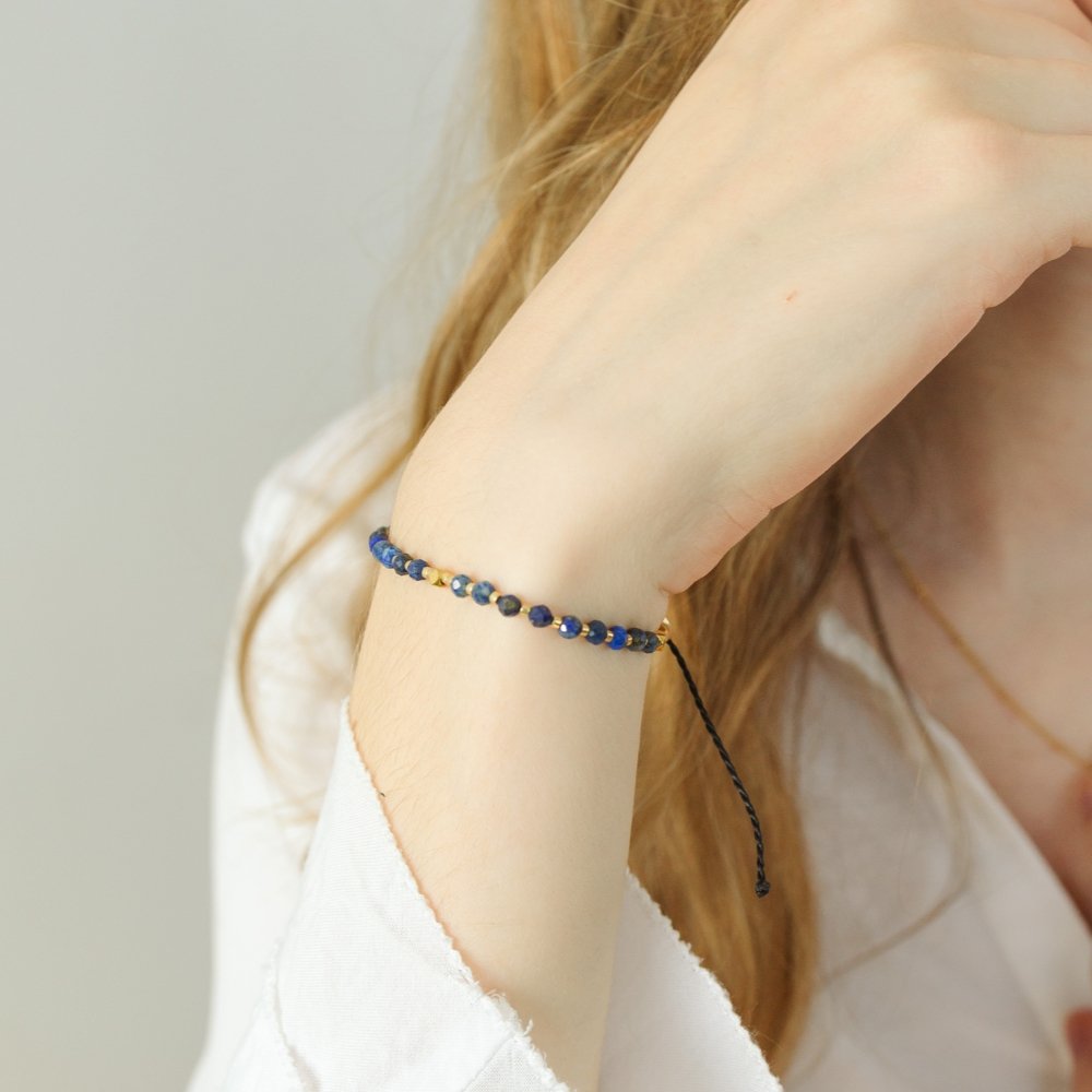 Lapis Lazuli Beaded Bracelet - ISLA IDA™