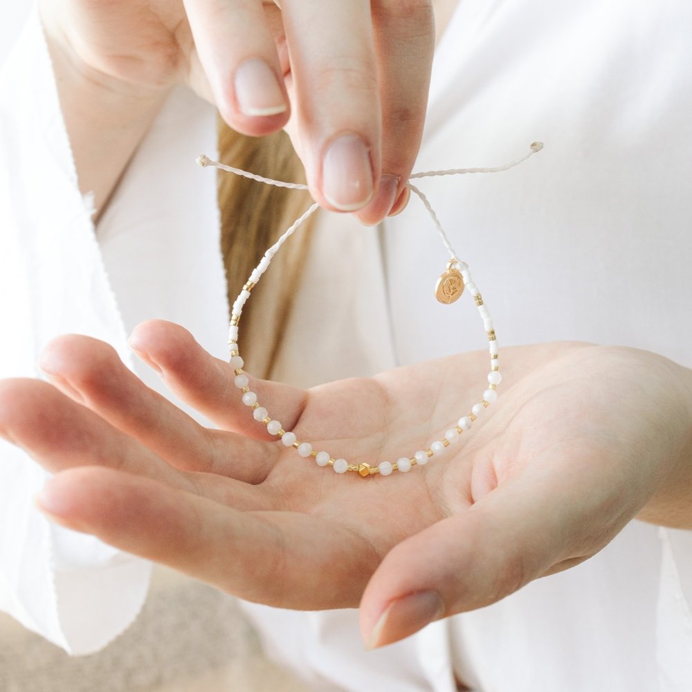 Moonstone Beaded Bracelet - ISLA IDA™